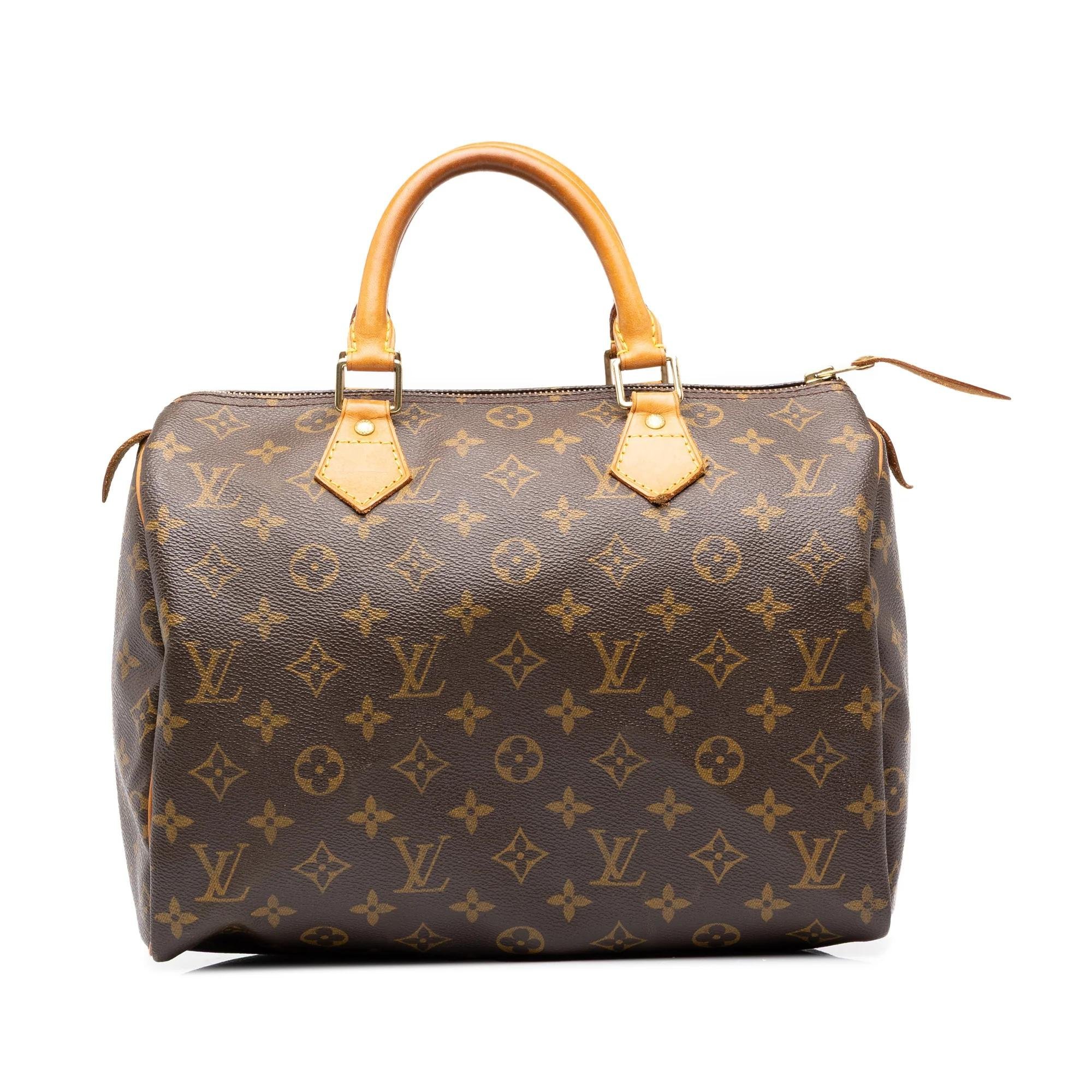 Speedy leather handbag
