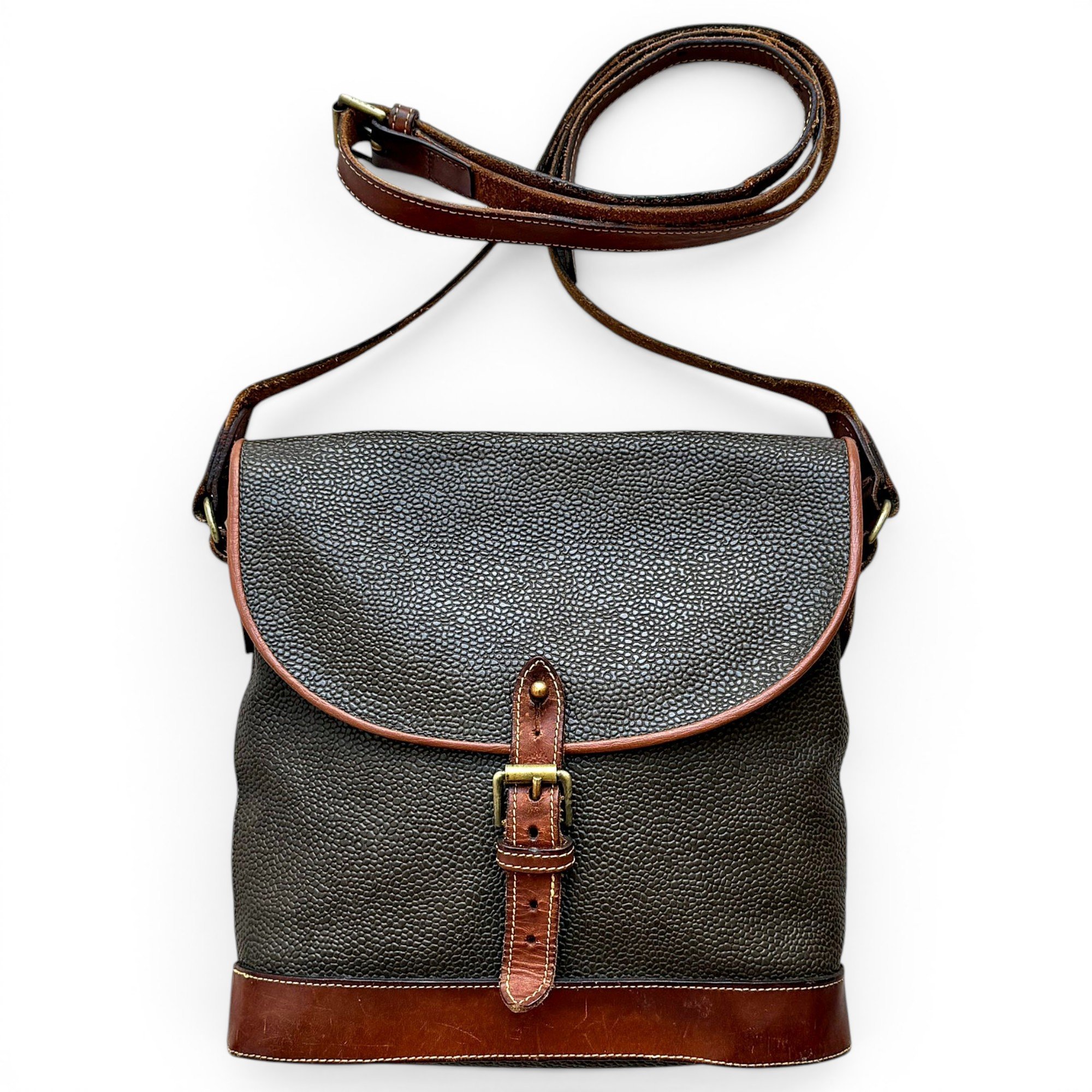 Leather crossbody bag