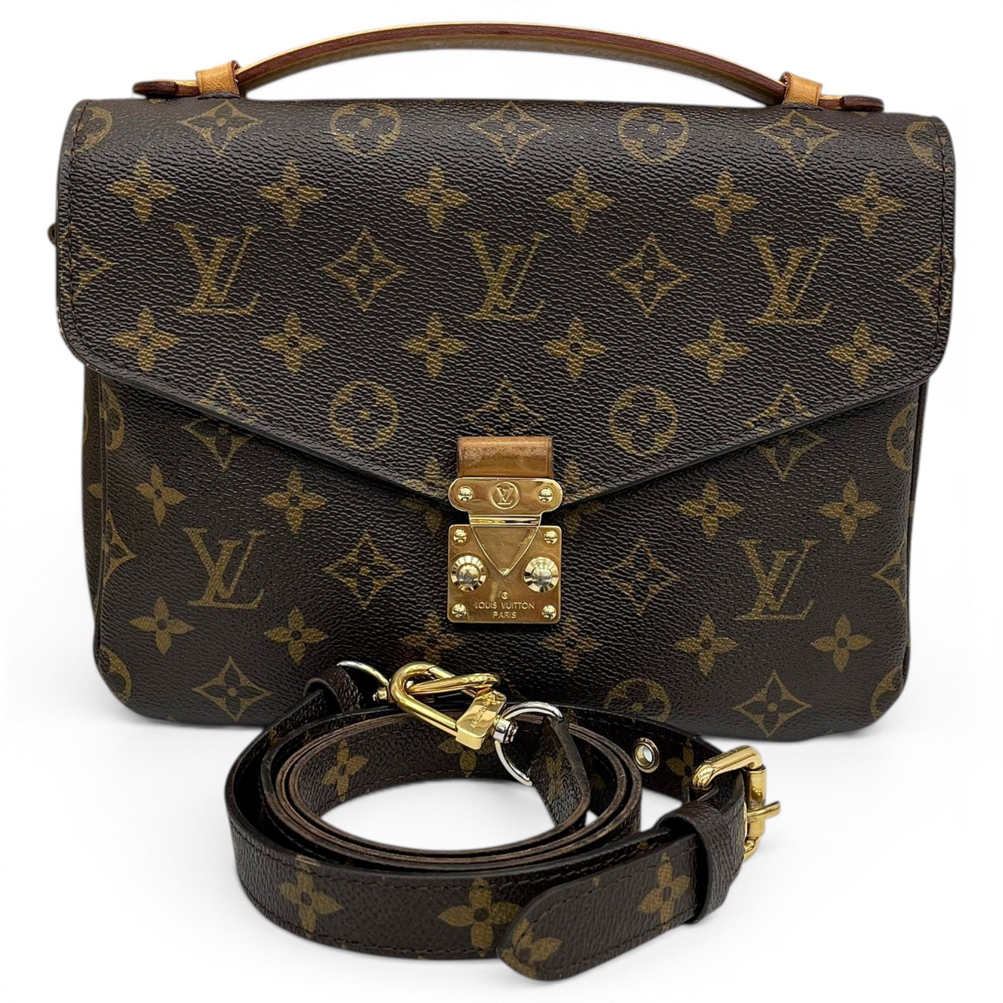 Metis leather handbag