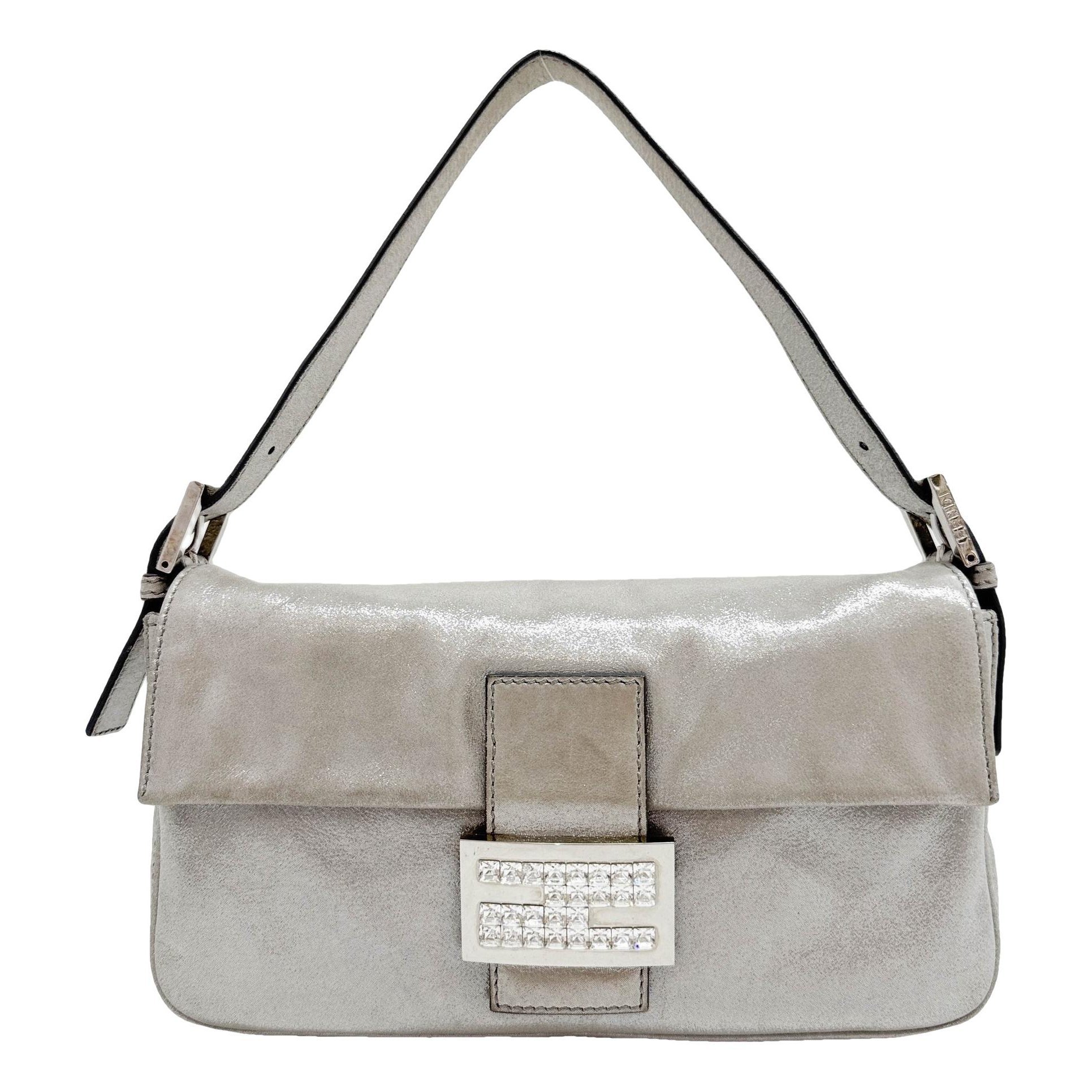 Baguette leather handbag