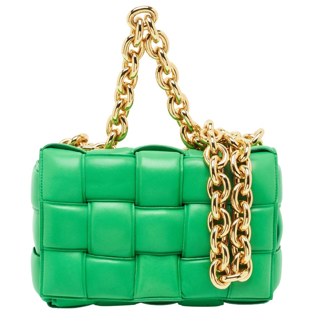 Cassette Padded leather handbag