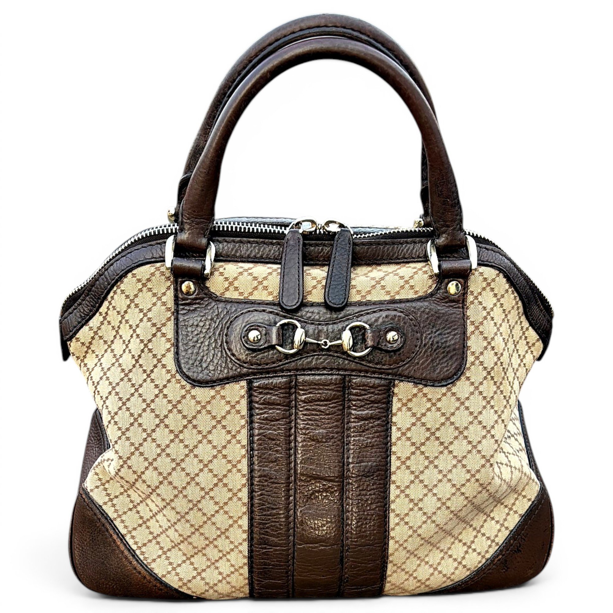 Leather handbag
