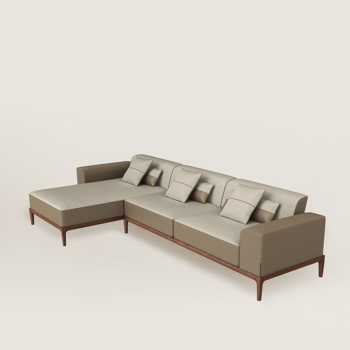 Sofa Sellier 2-seater With Lounge Chair