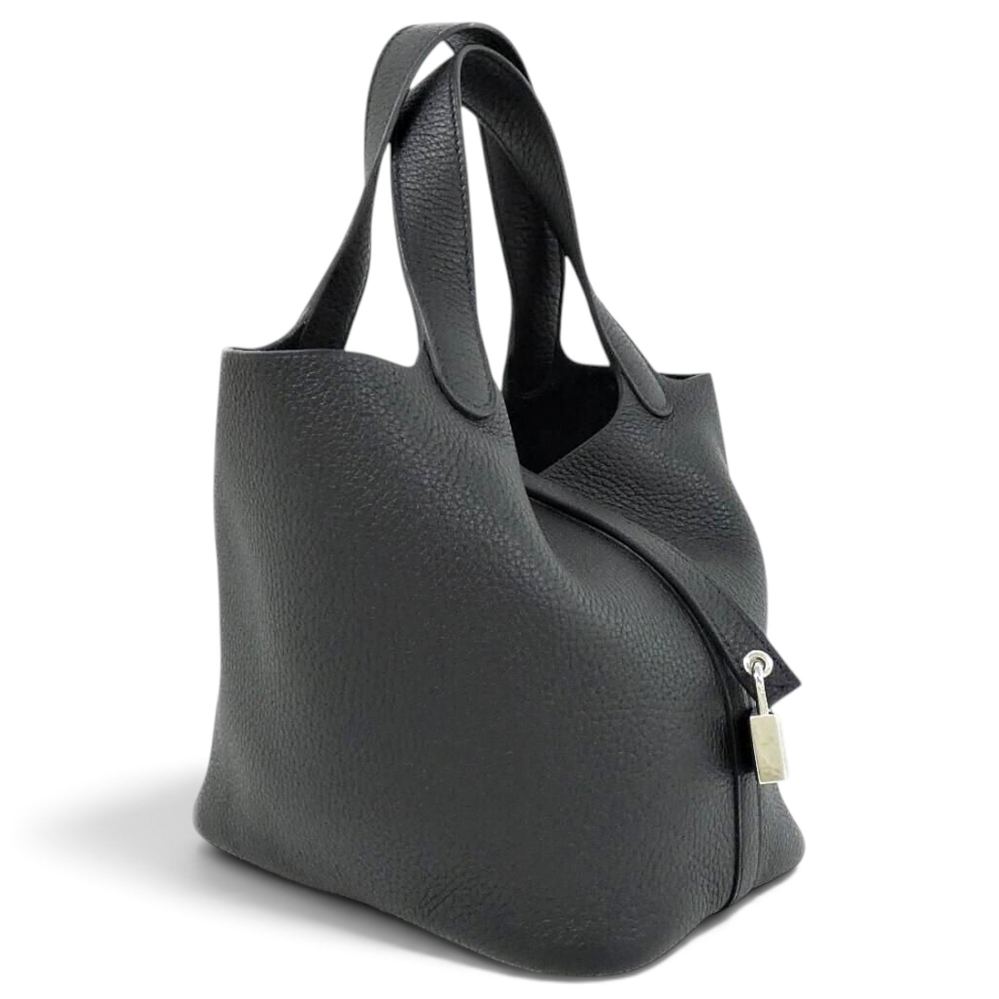 Picotin leather handbag