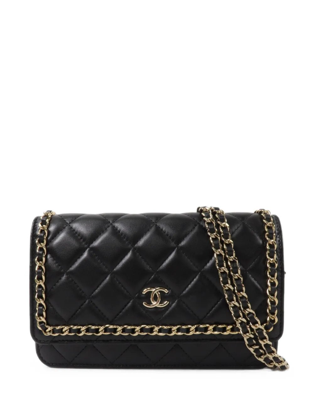 quilted CC shoulder bag