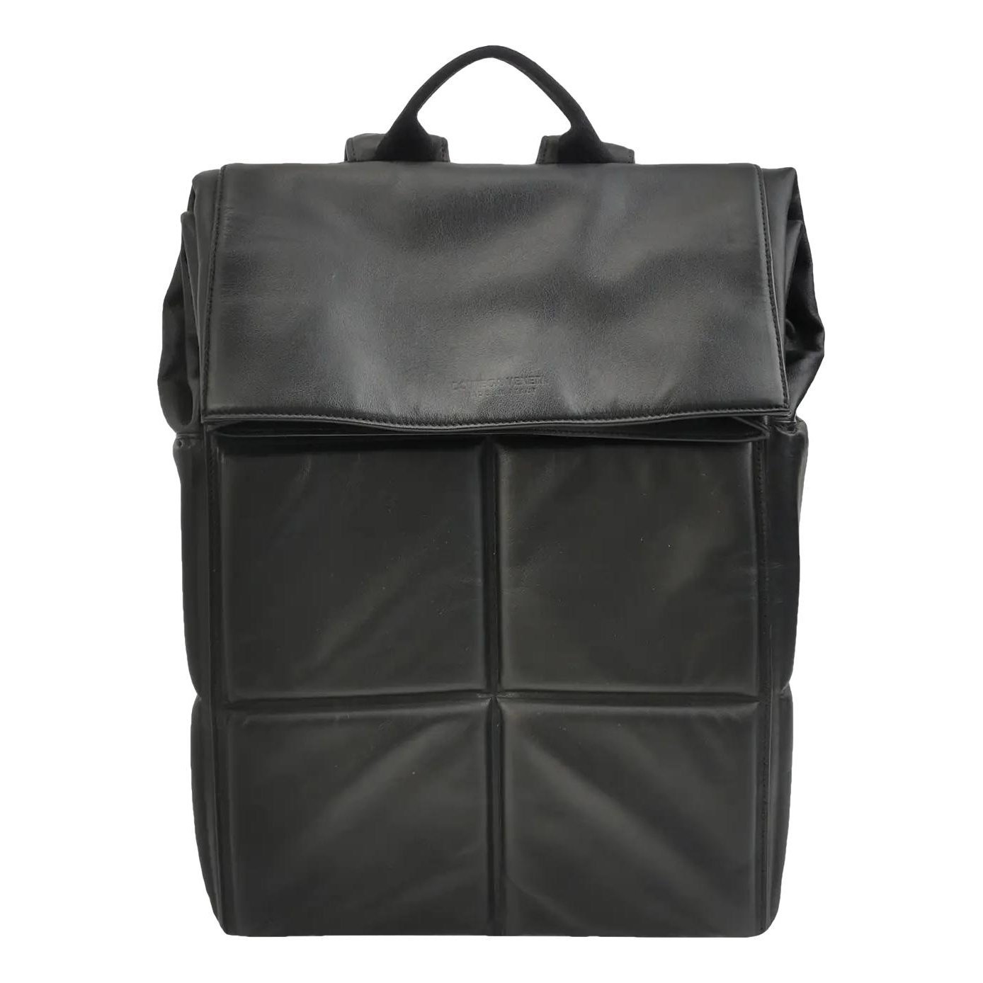 Leather backpack