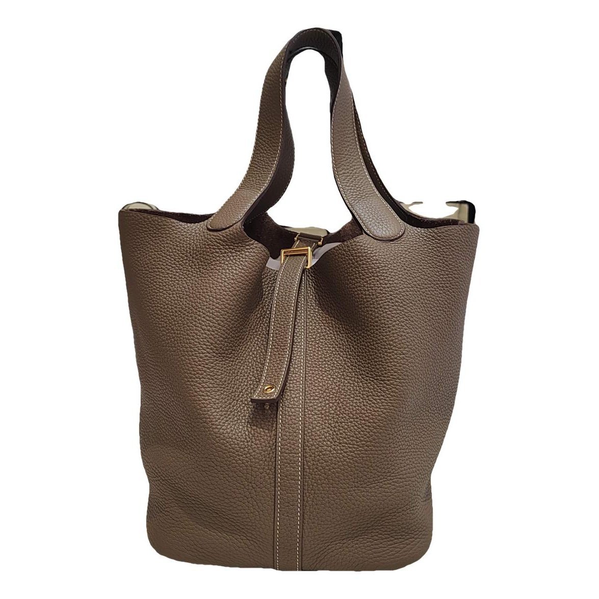 Picotin leather handbag