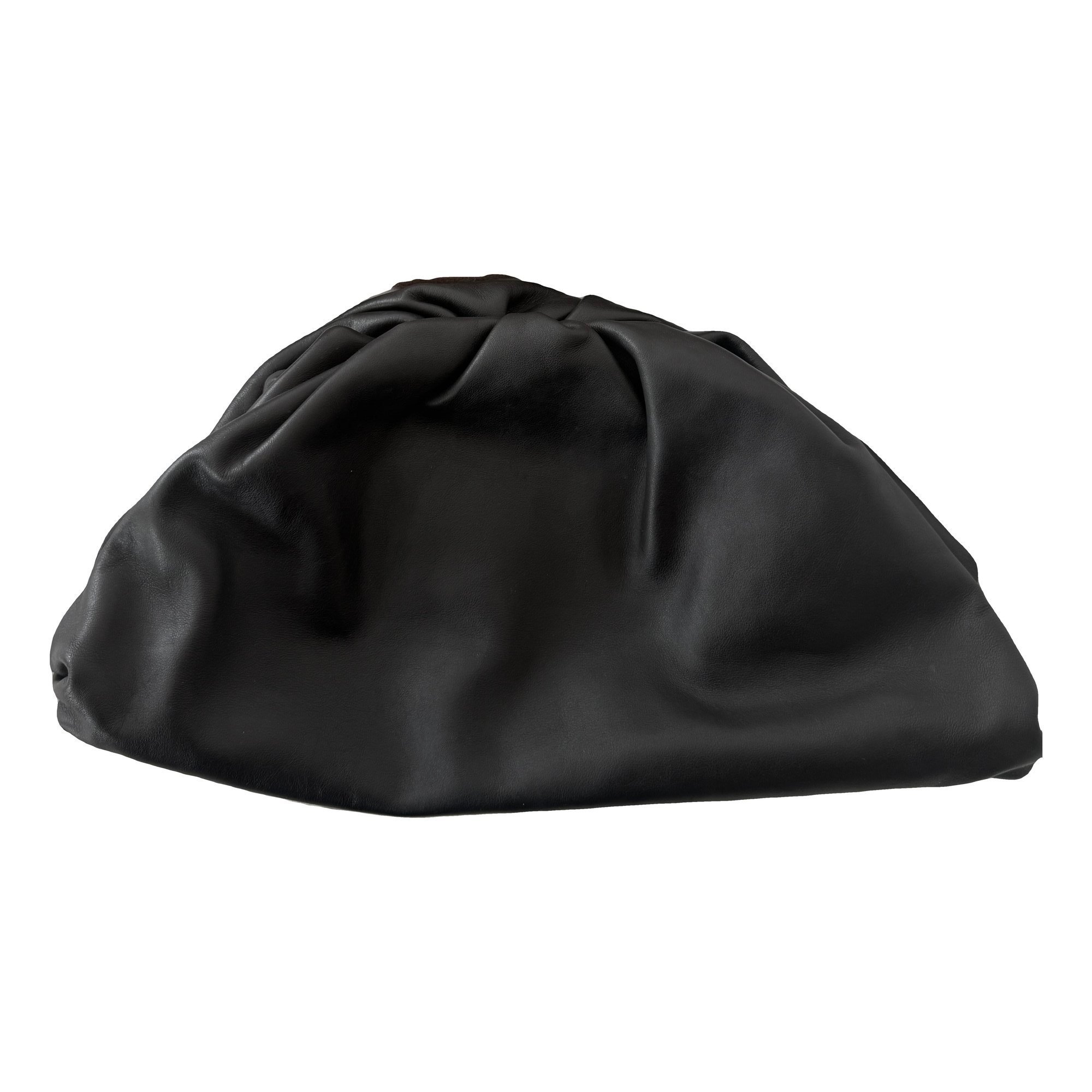 Pouch leather clutch bag