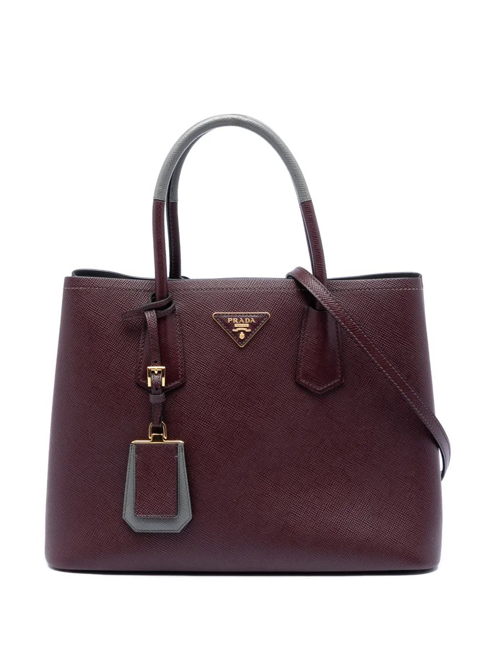 2013-2026 Medium Saffiano Cuir Double satchel