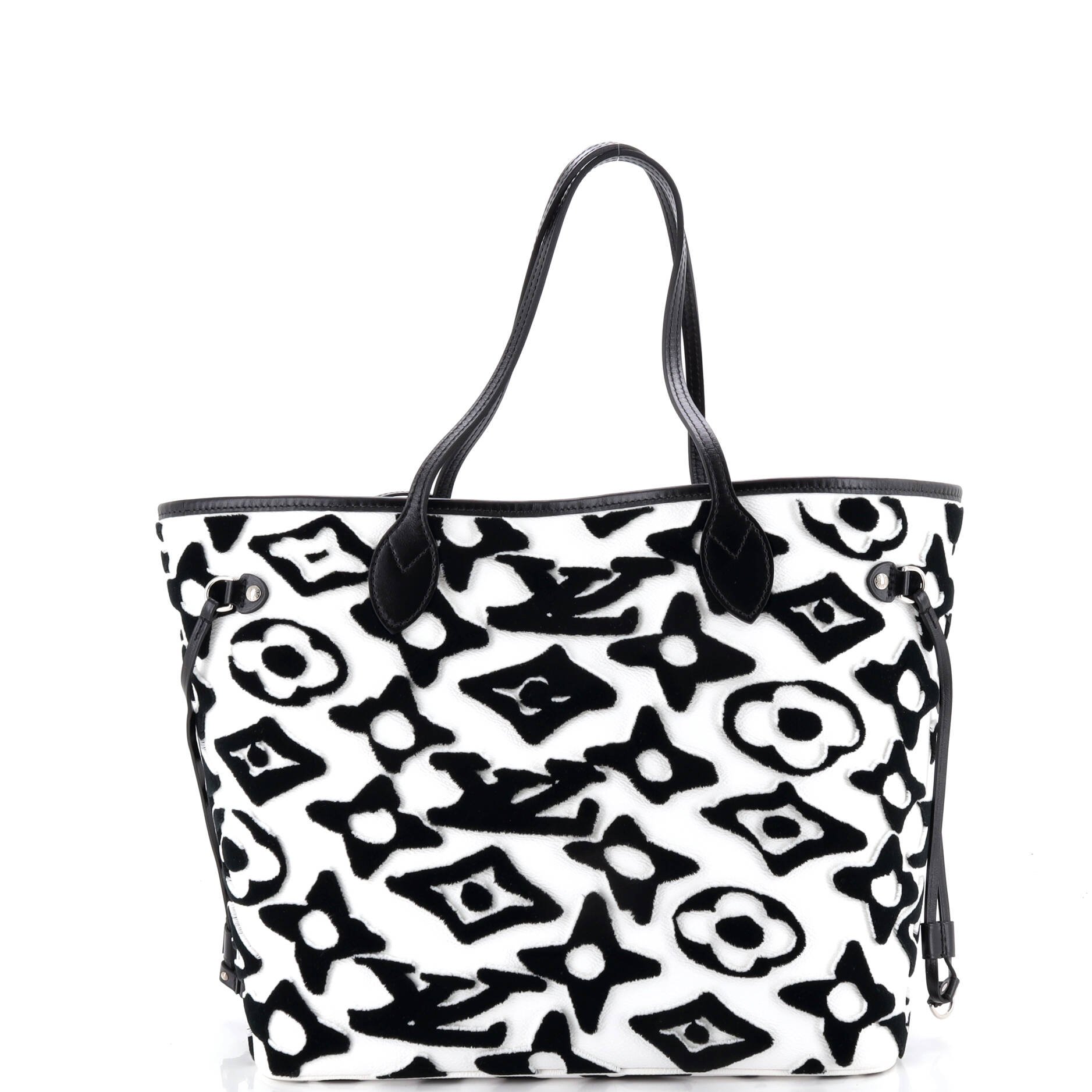 Neverfull NM Tote Limited Edition Urs Fischer Tufted Monogram Canvas MM