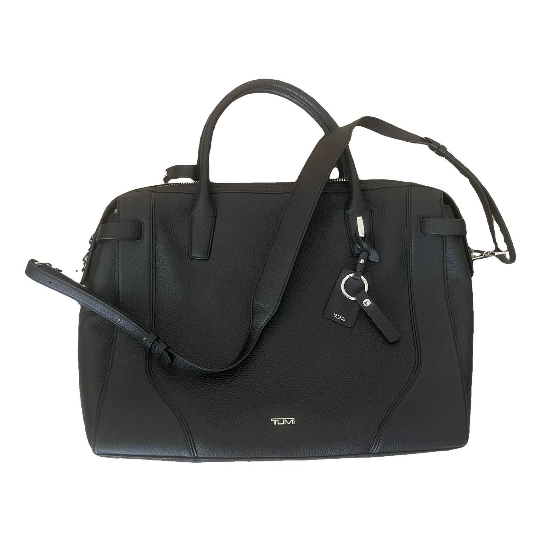 Leather travel bag