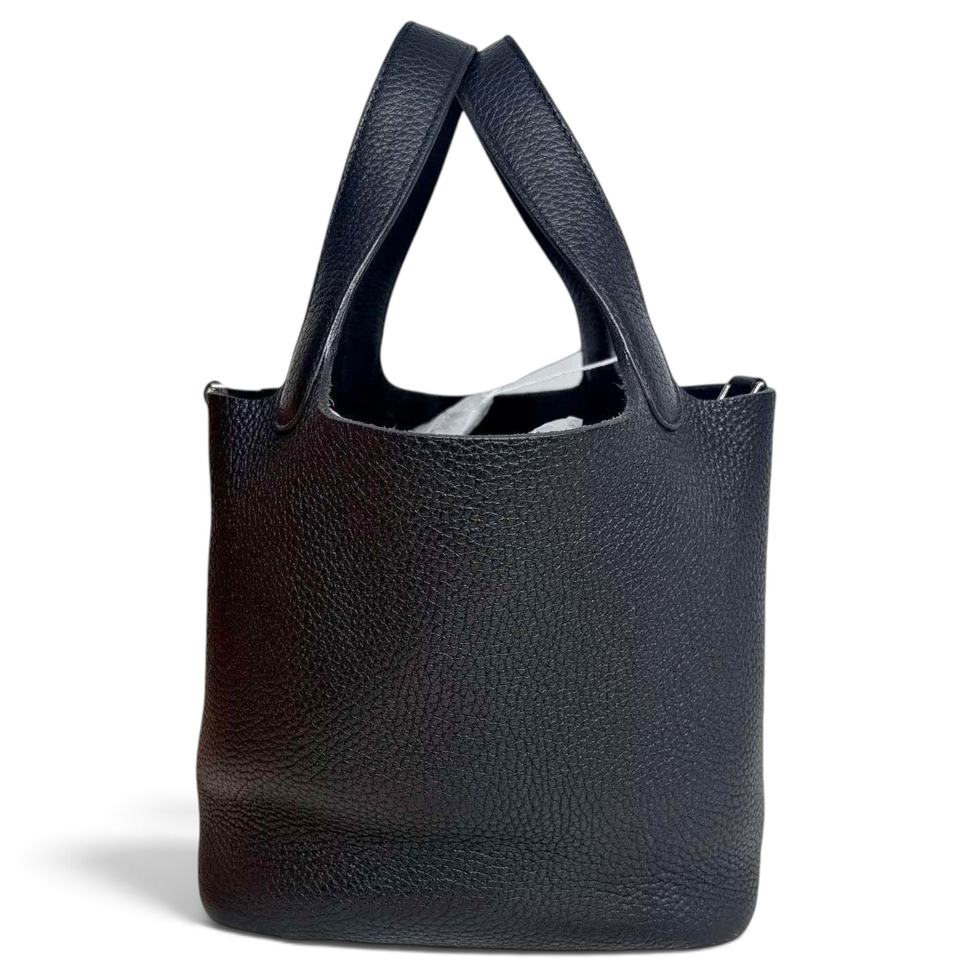 Picotin leather handbag