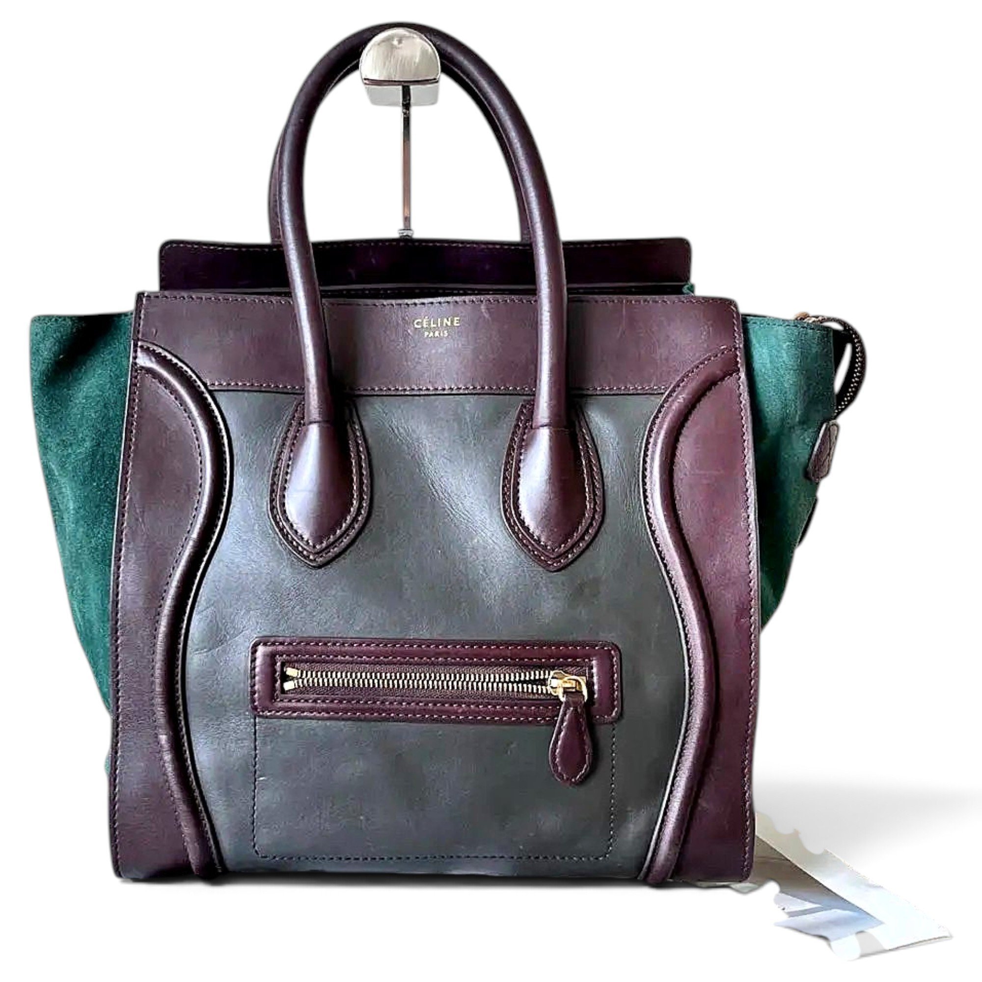 Luggage leather handbag