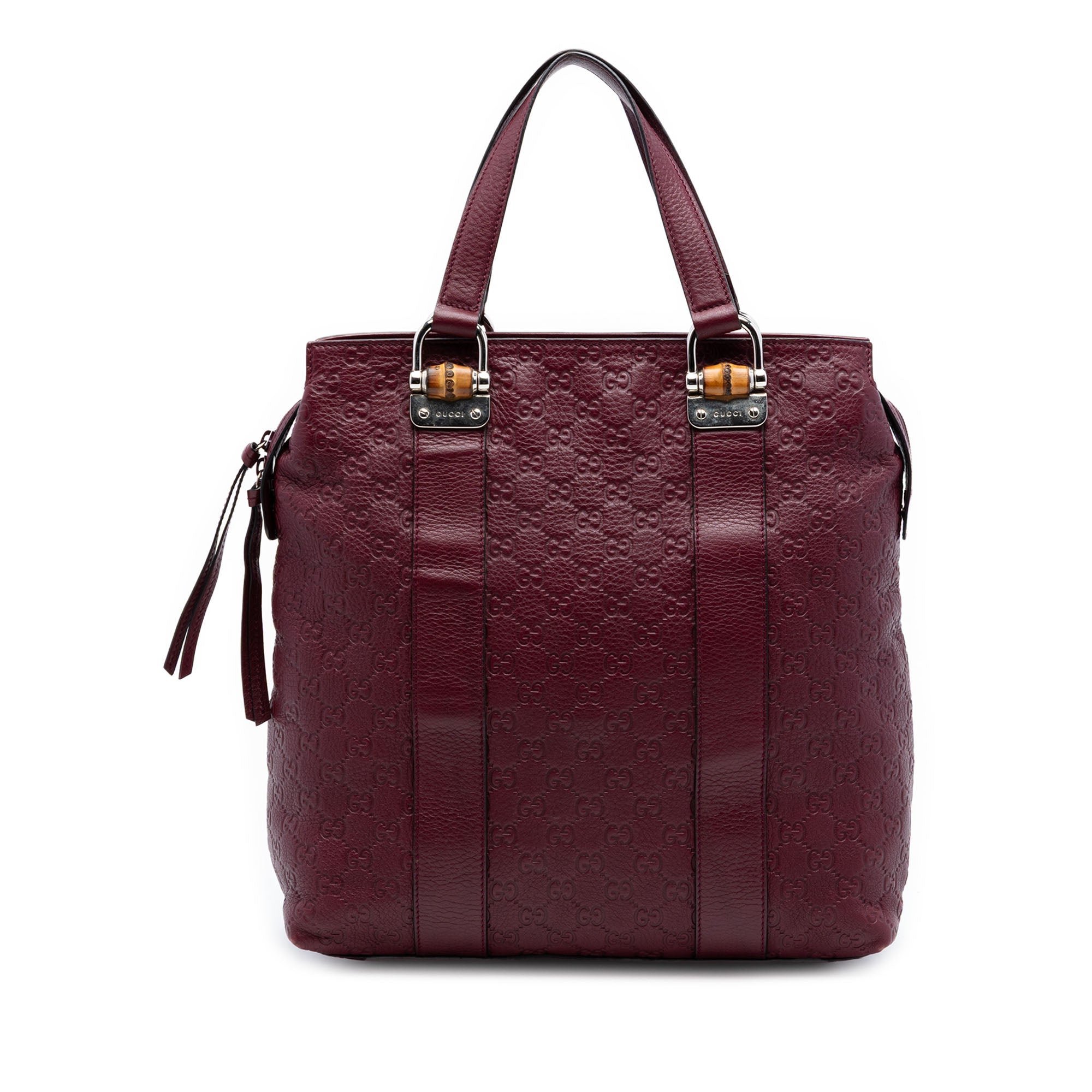 Leather tote