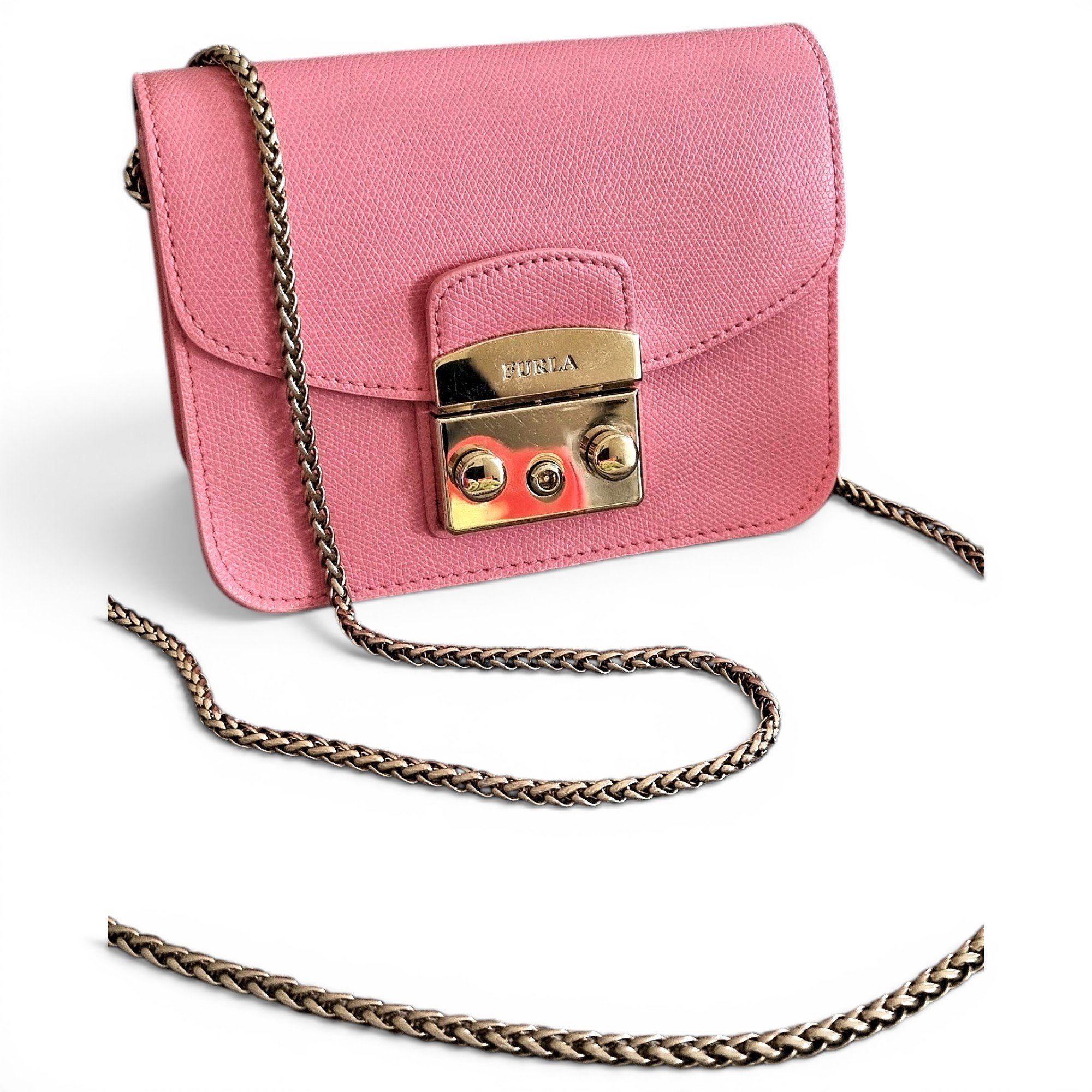 Metropolis leather crossbody bag