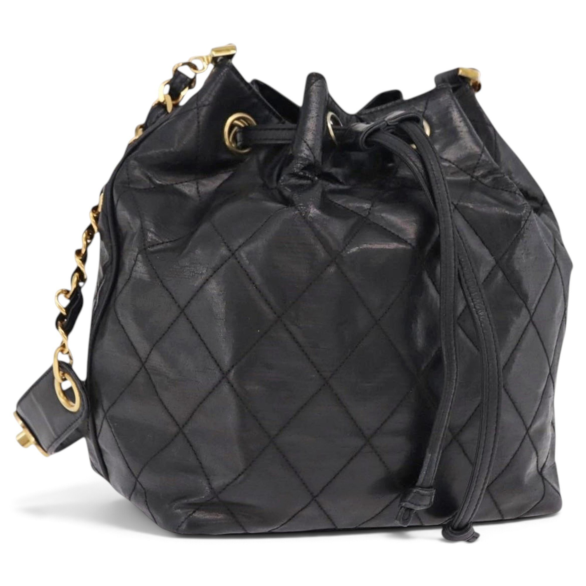 Patent leather handbag