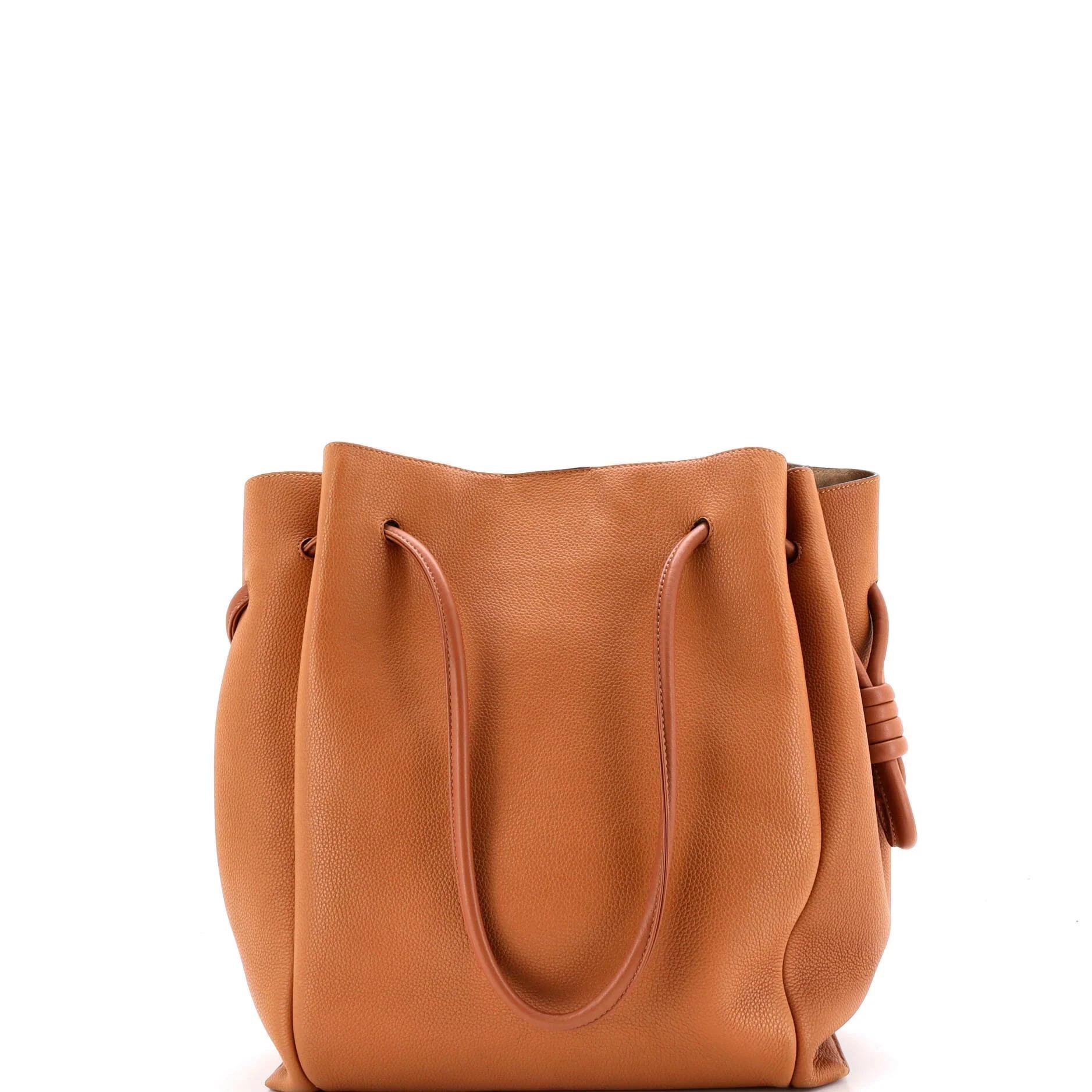 Leather tote