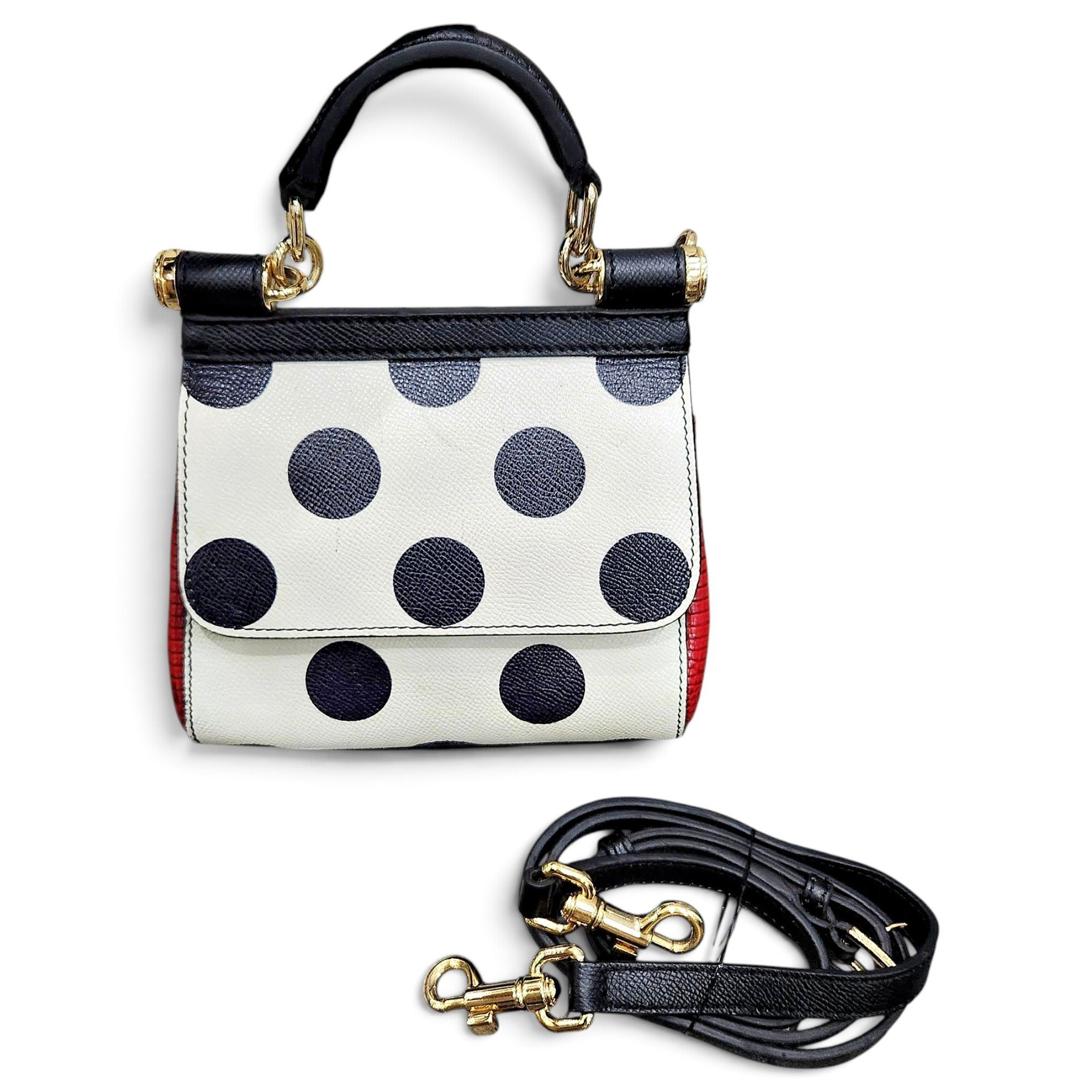 Dolce & Gabbana Sicily leather handbag