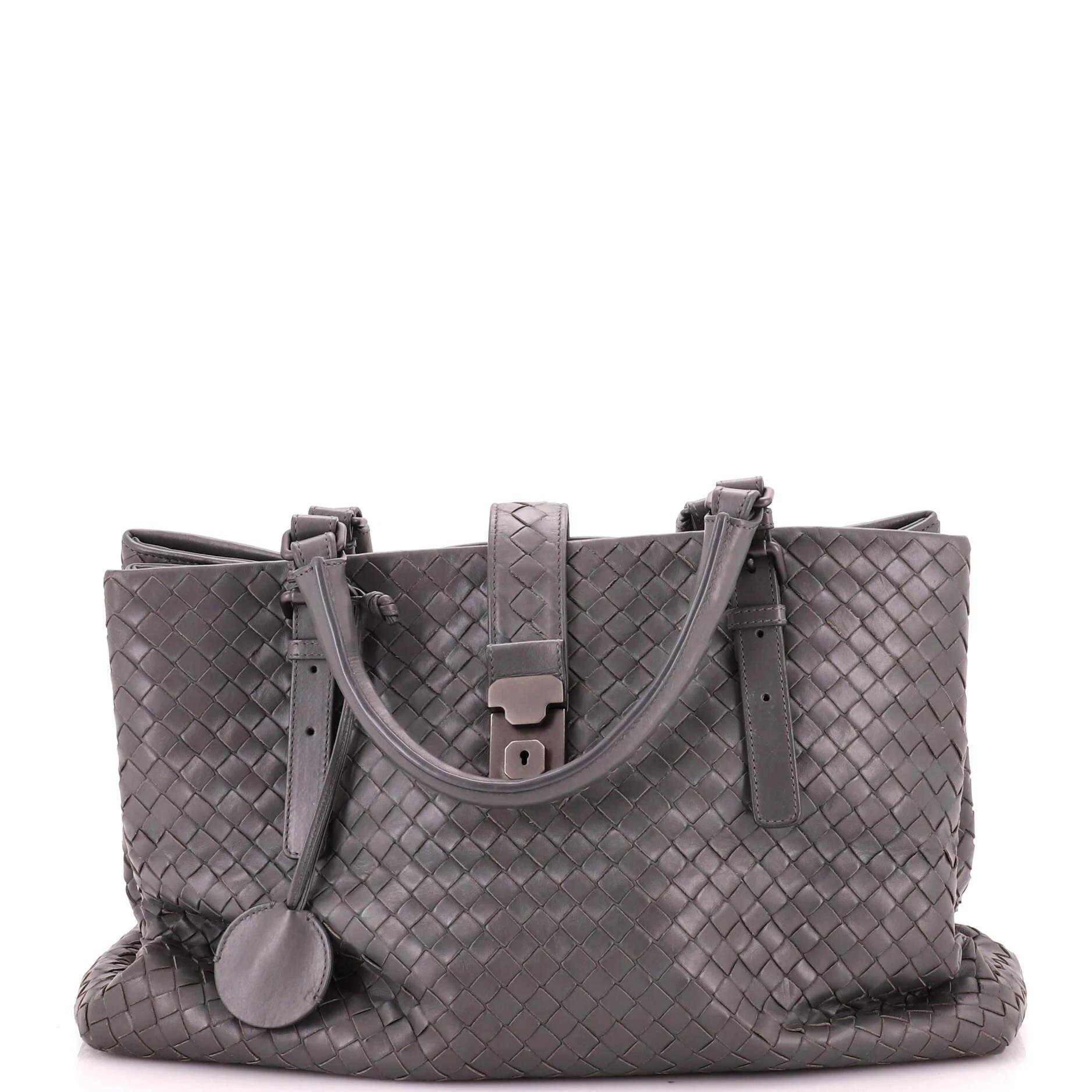 Leather tote