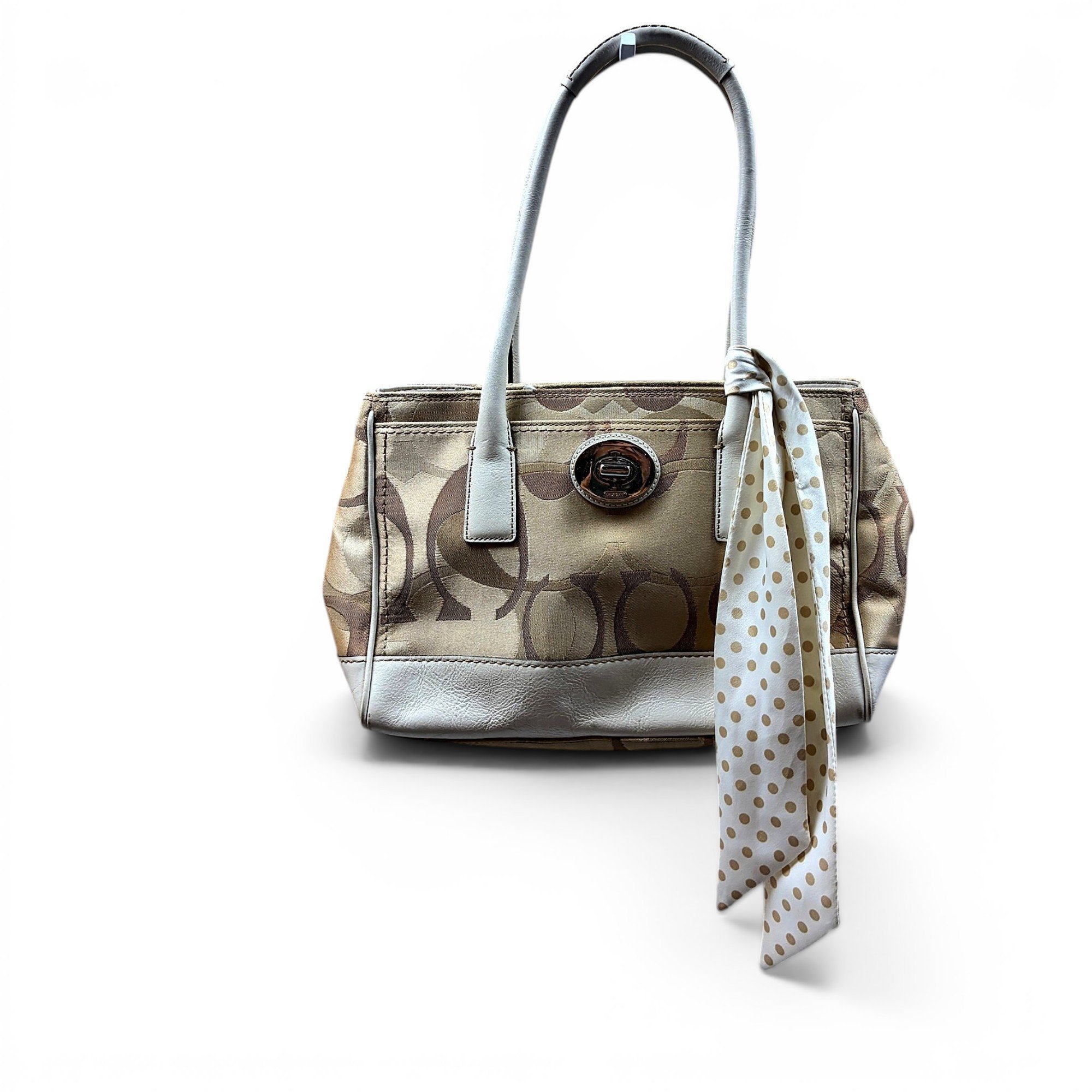 Leather tote