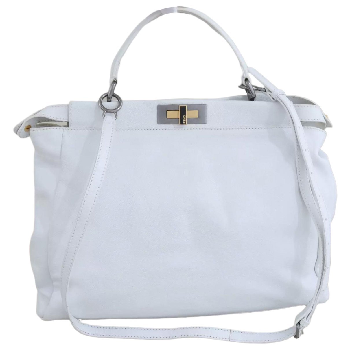 Peekaboo leather handbag
