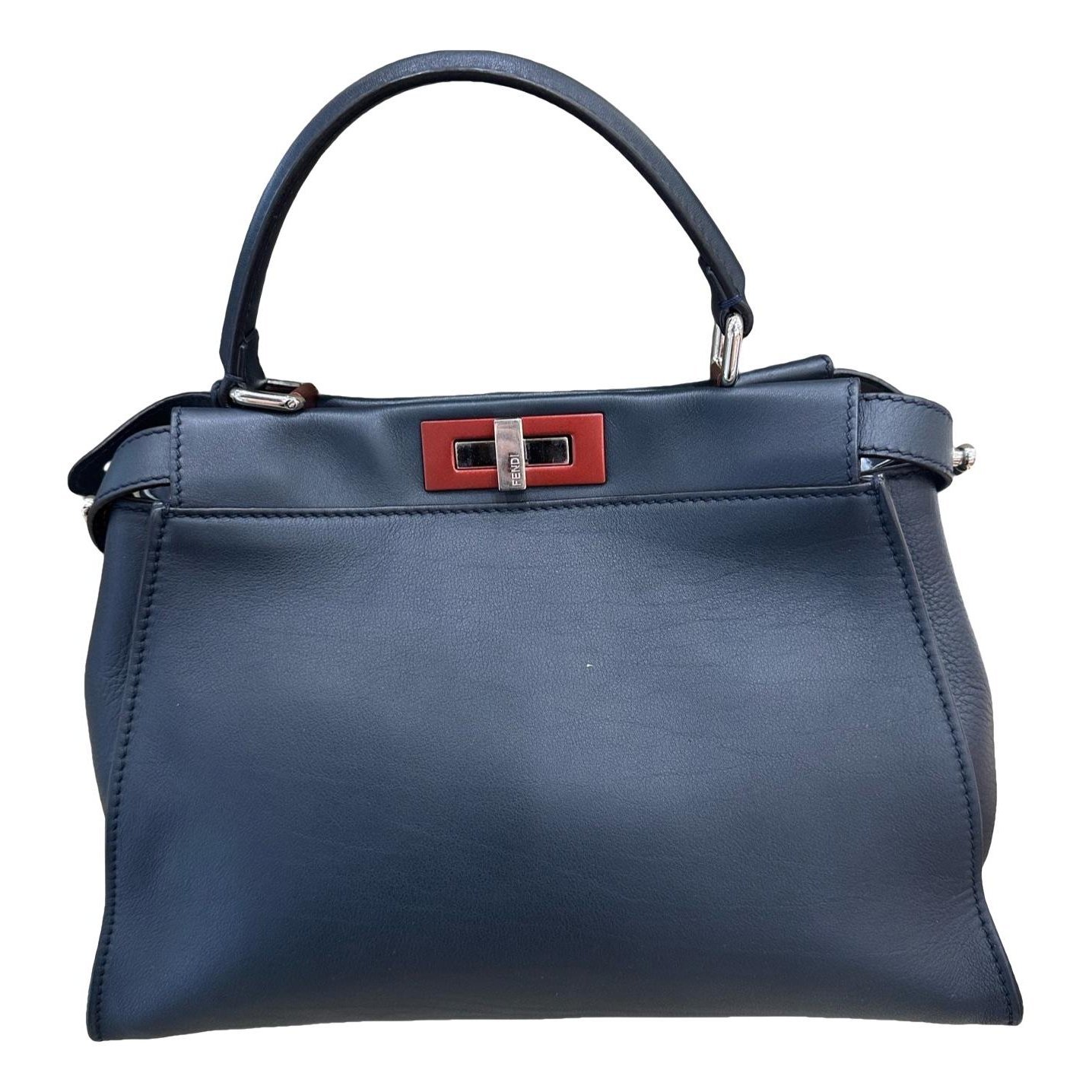 Peekaboo leather handbag