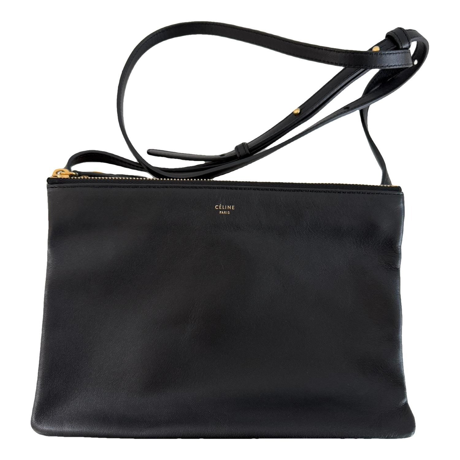 Trio leather crossbody bag