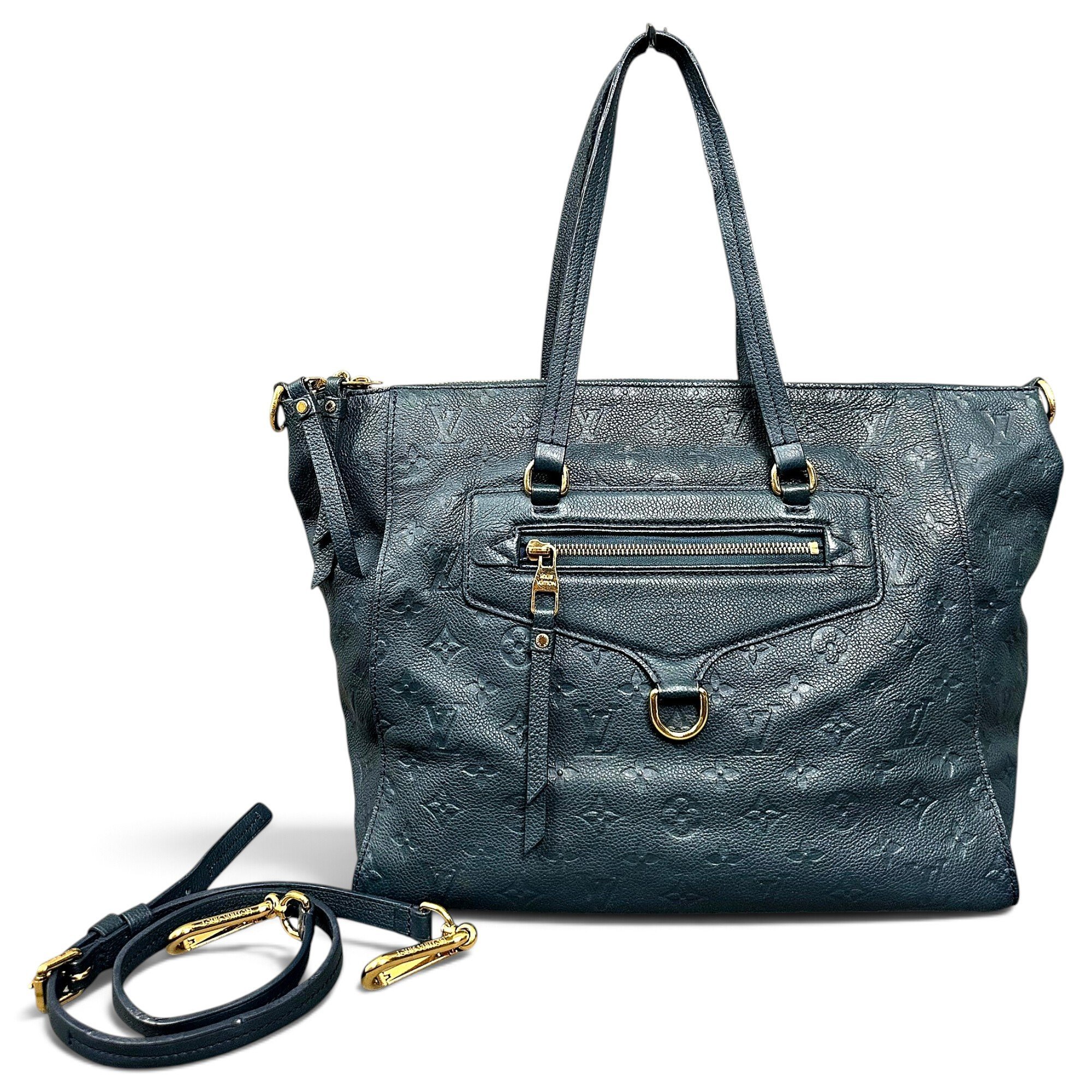 Lumineuse leather handbag