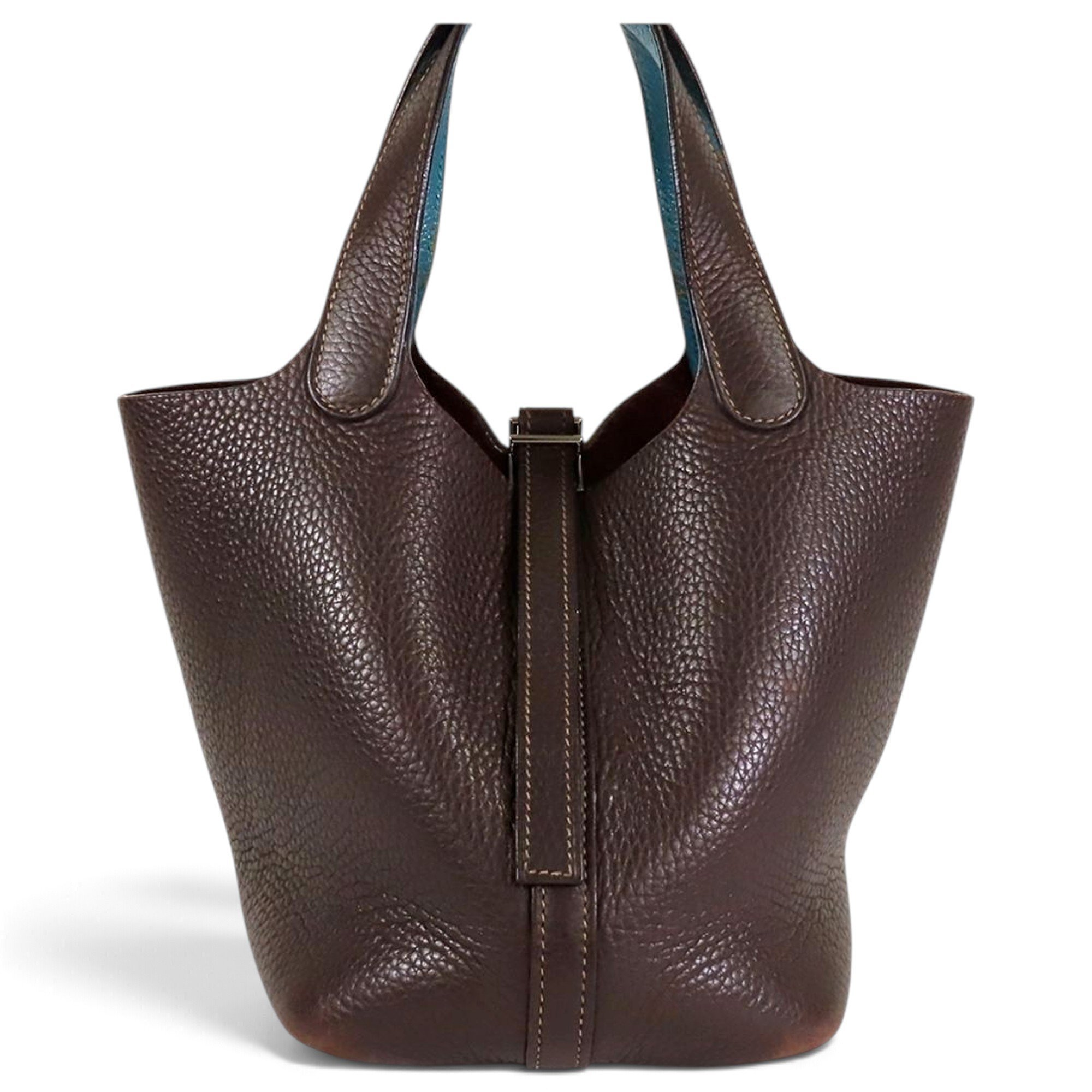 Picotin leather handbag