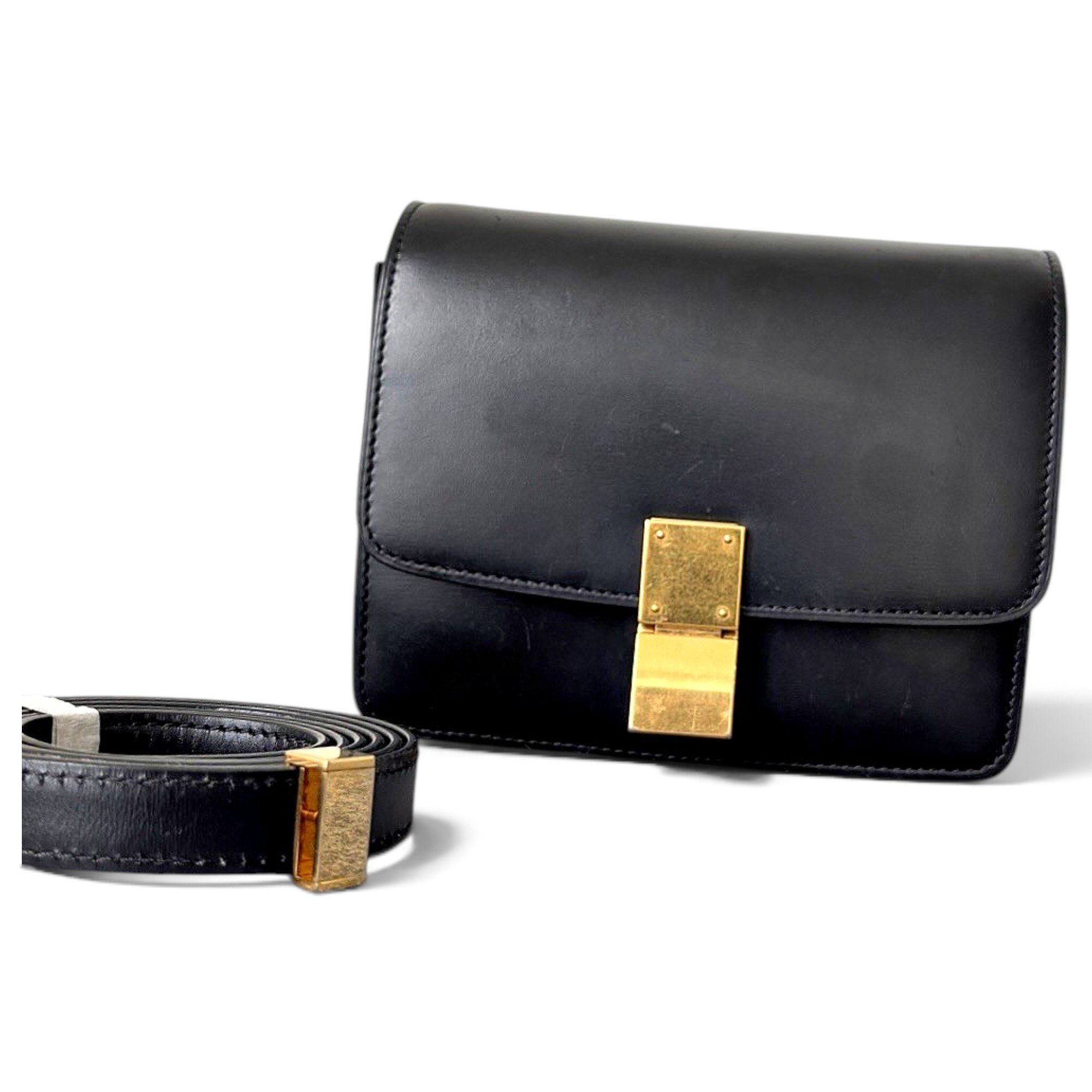 Classic leather handbag
