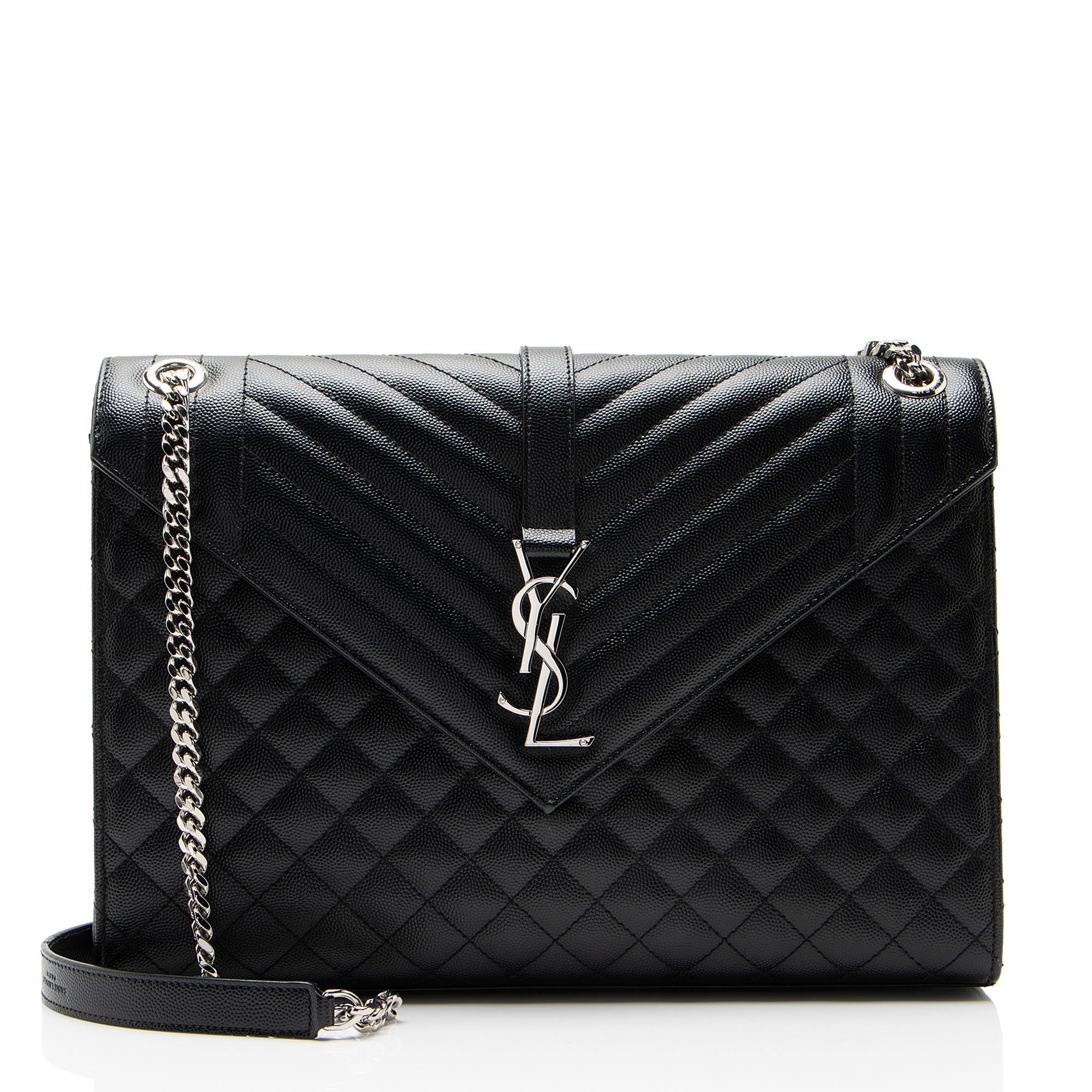 Envelope leather crossbody bag