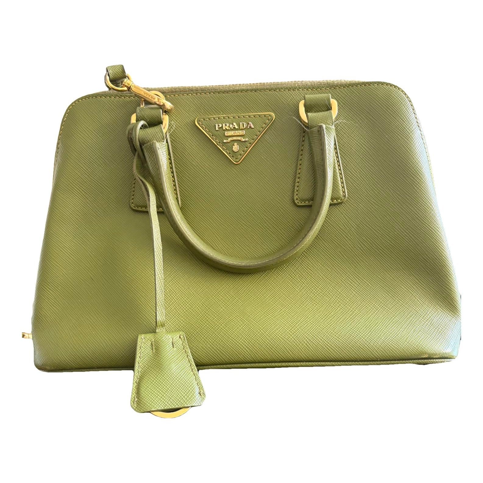 Promenade leather handbag