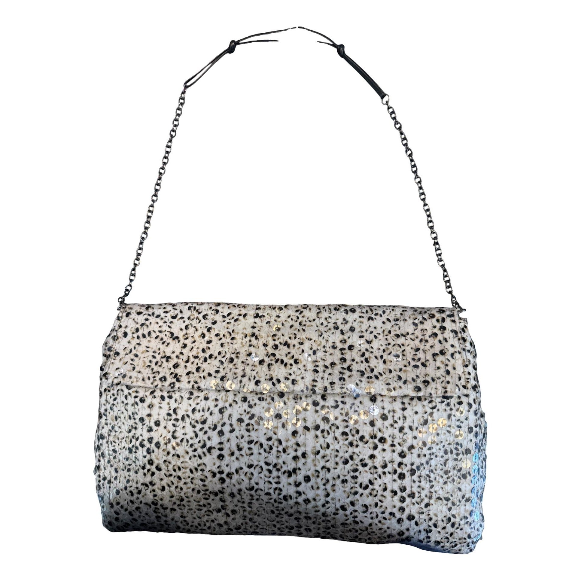 Glitter clutch bag