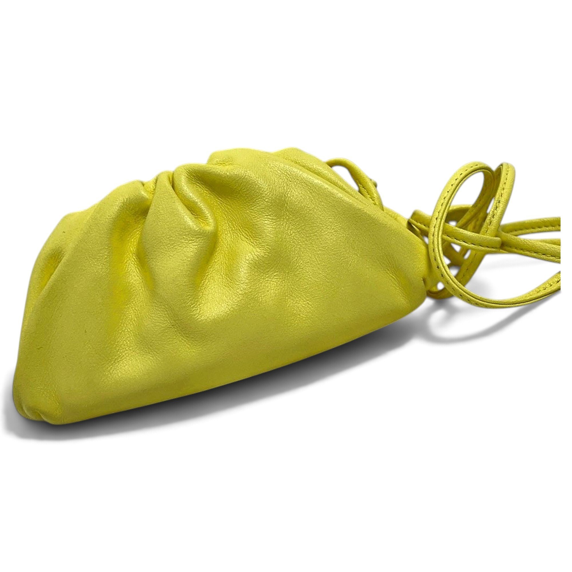 Pouch leather handbag