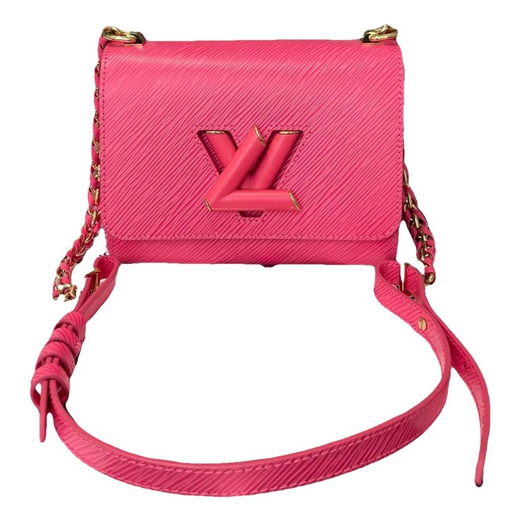 Twist leather handbag