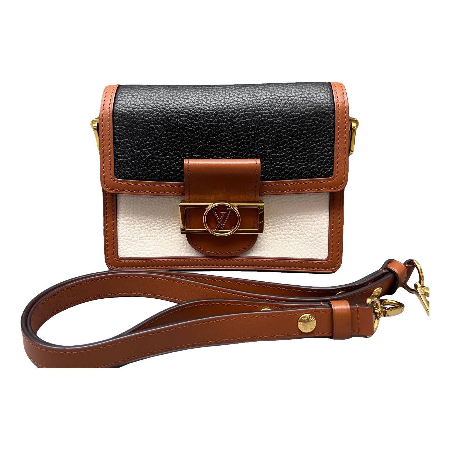 Dauphine leather handbag