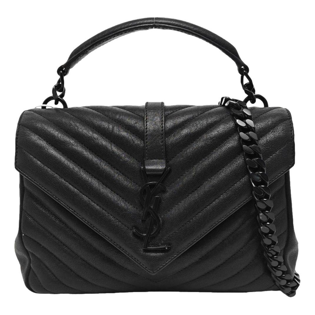 Collége monogramme leather handbag