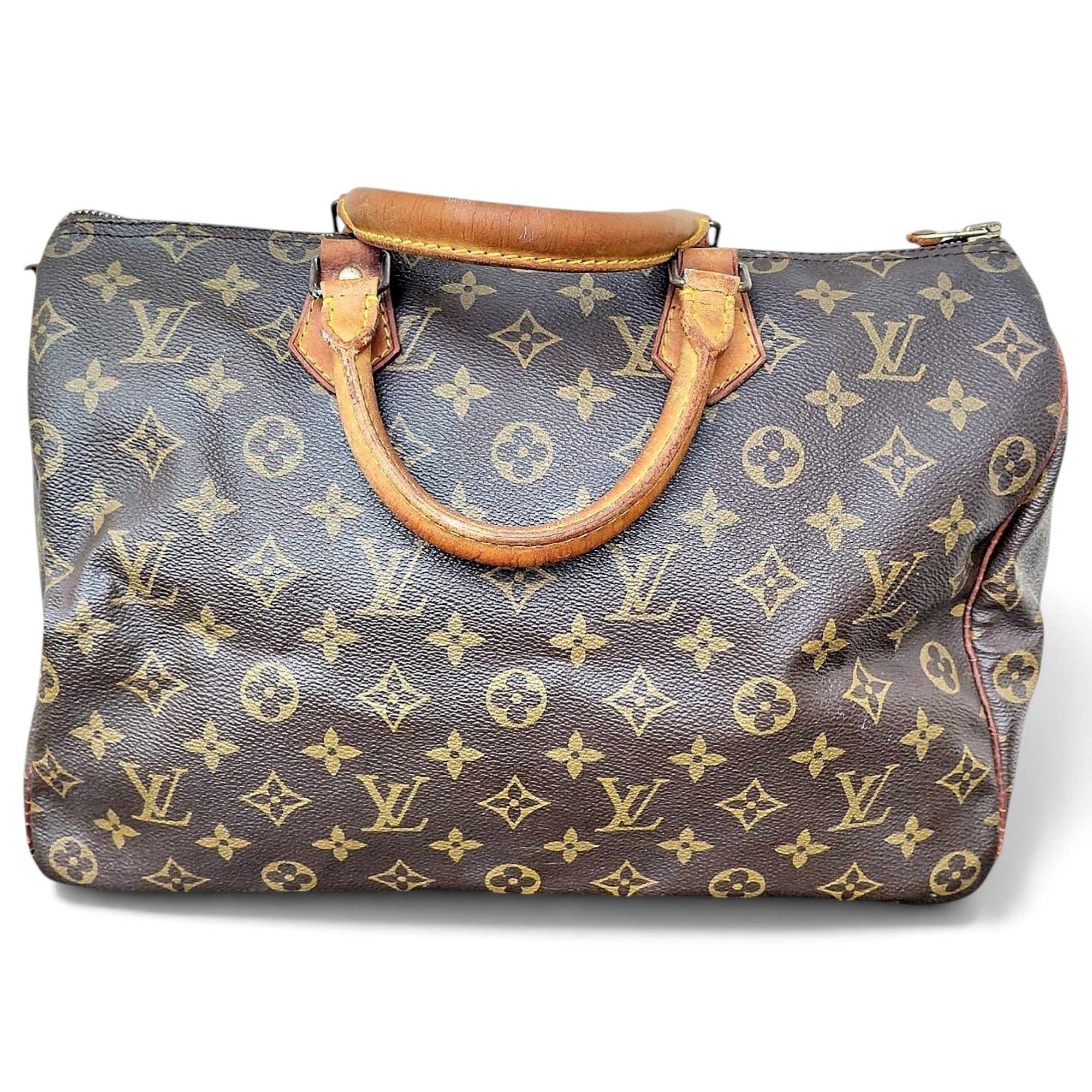 Speedy leather handbag
