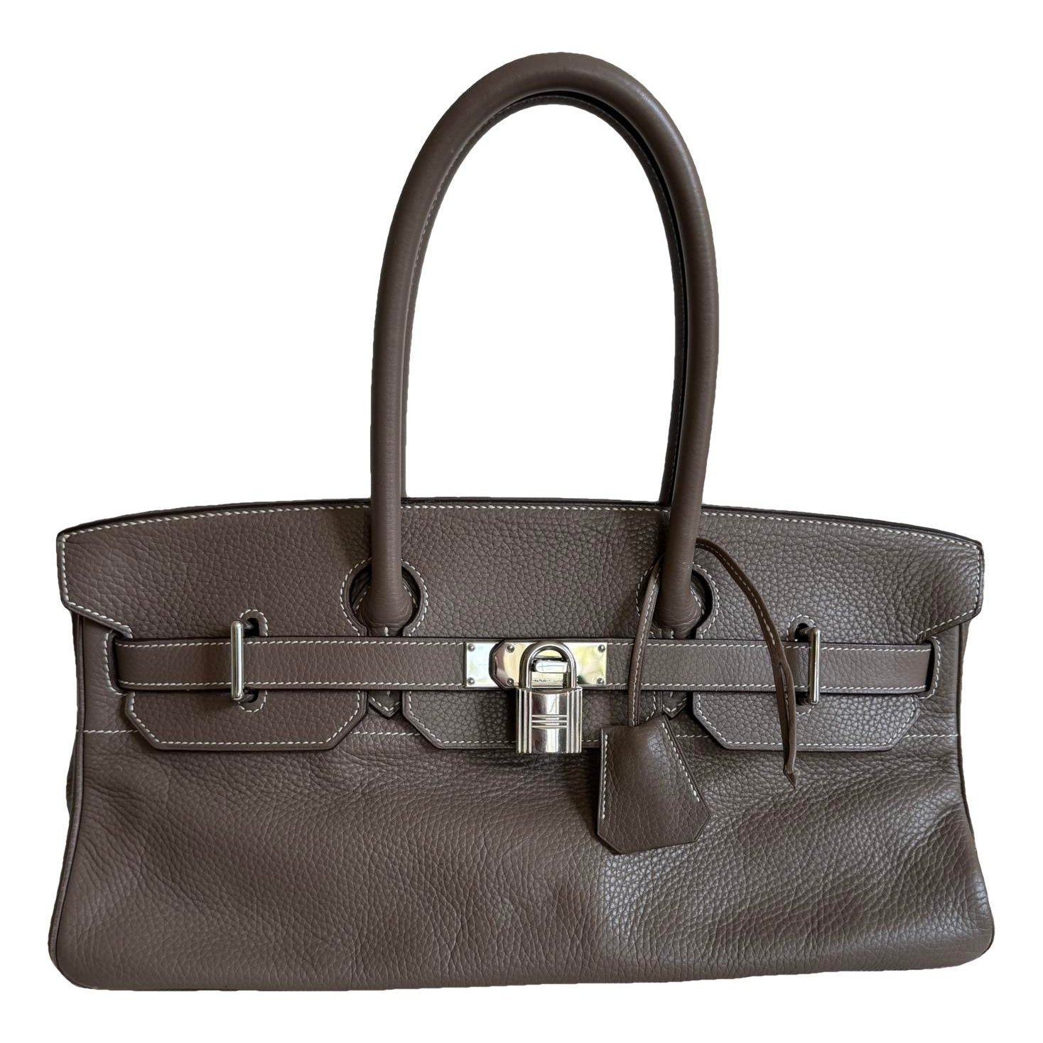 Birkin Shoulder leather handbag