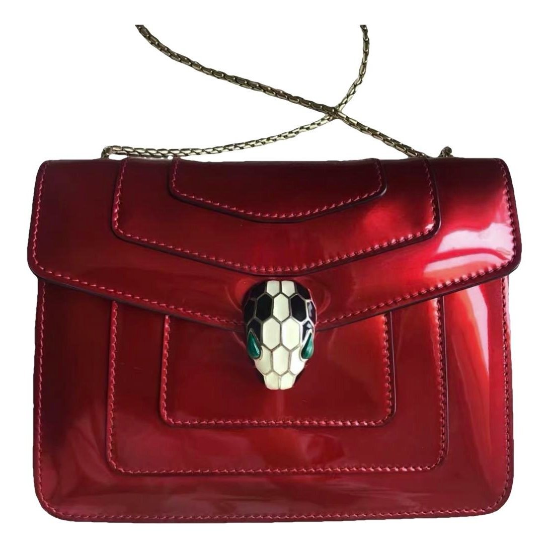 Serpenti leather handbag