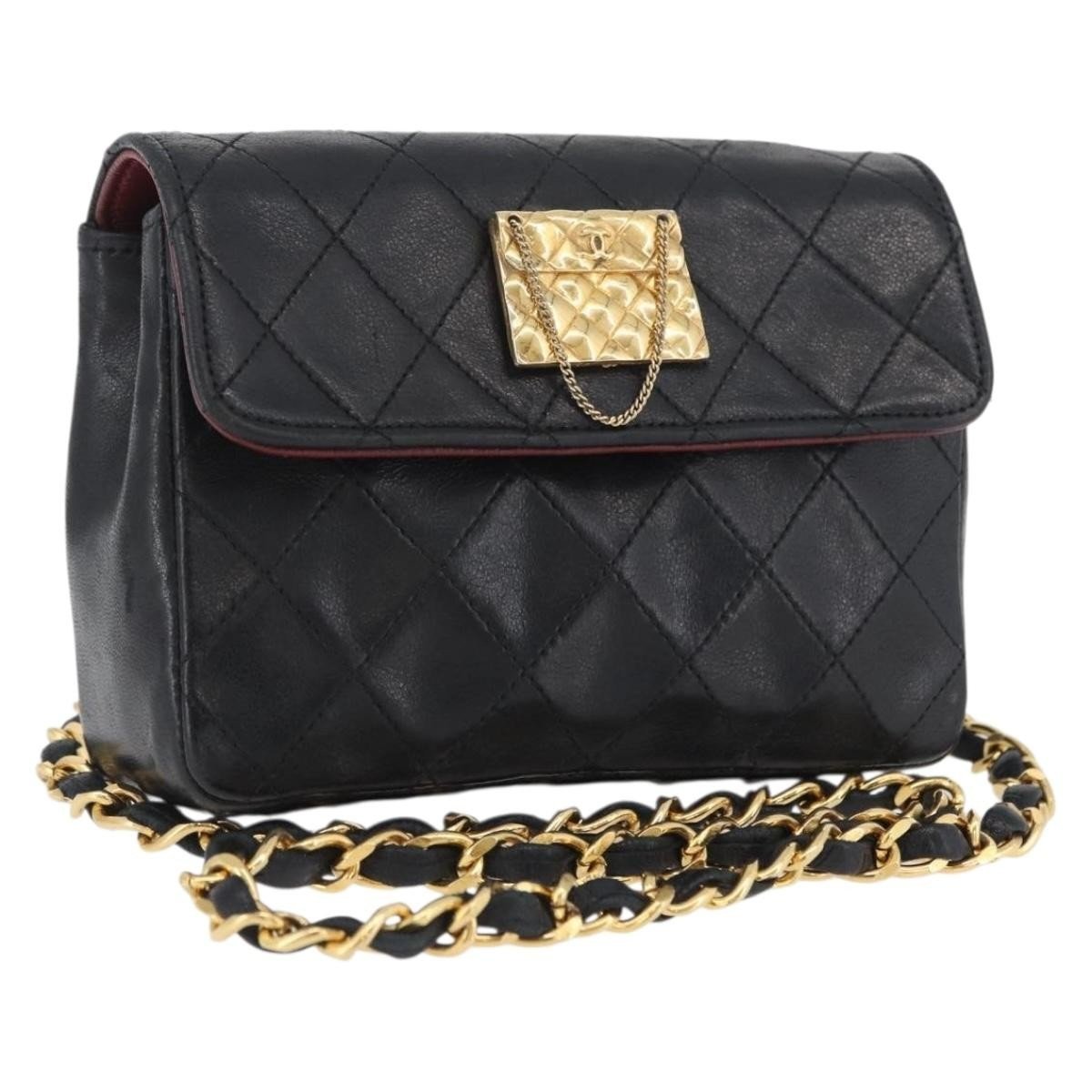 Trendy CC Flap leather handbag