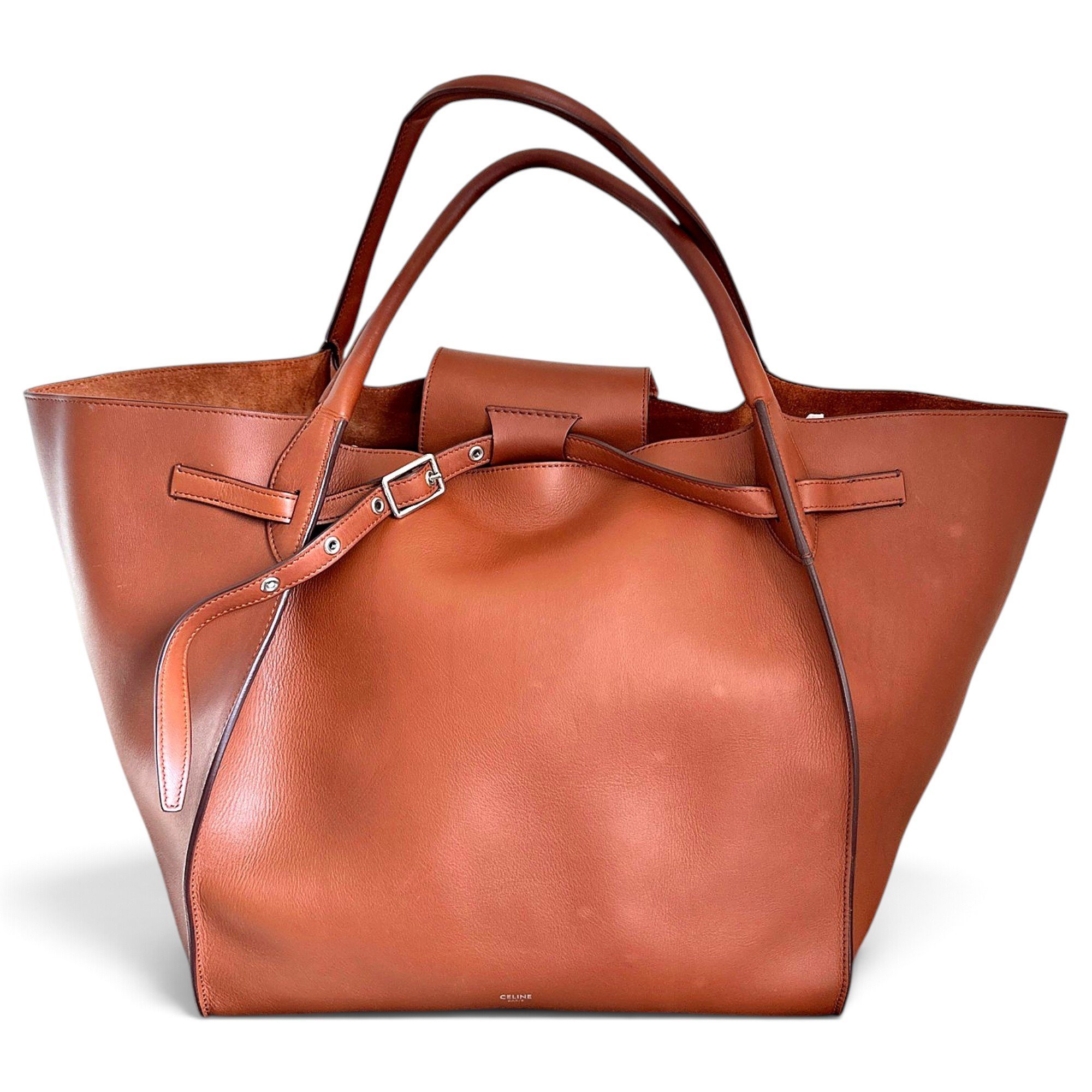 Seau Sangle leather tote