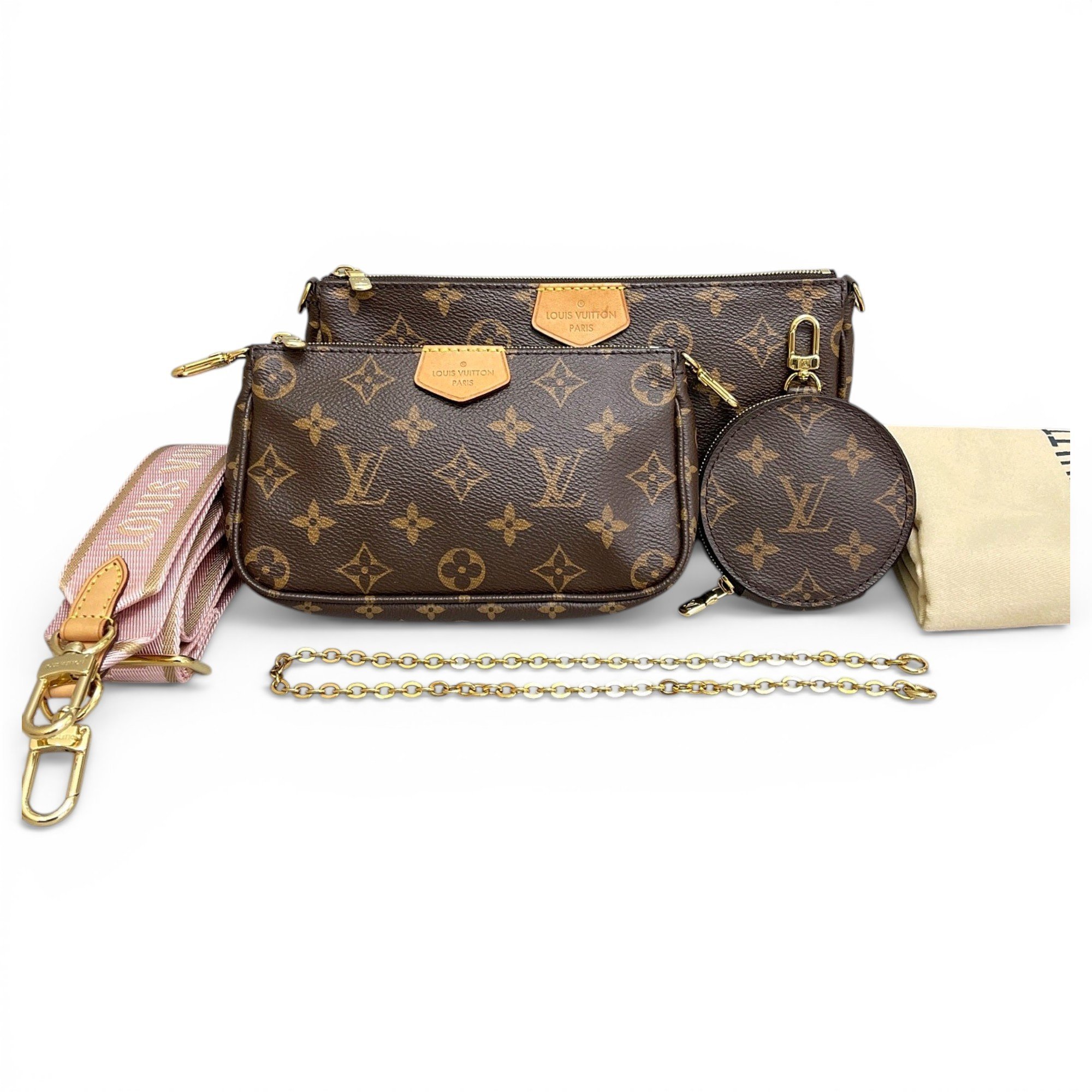 Multi Pochette Accessoires leather handbag