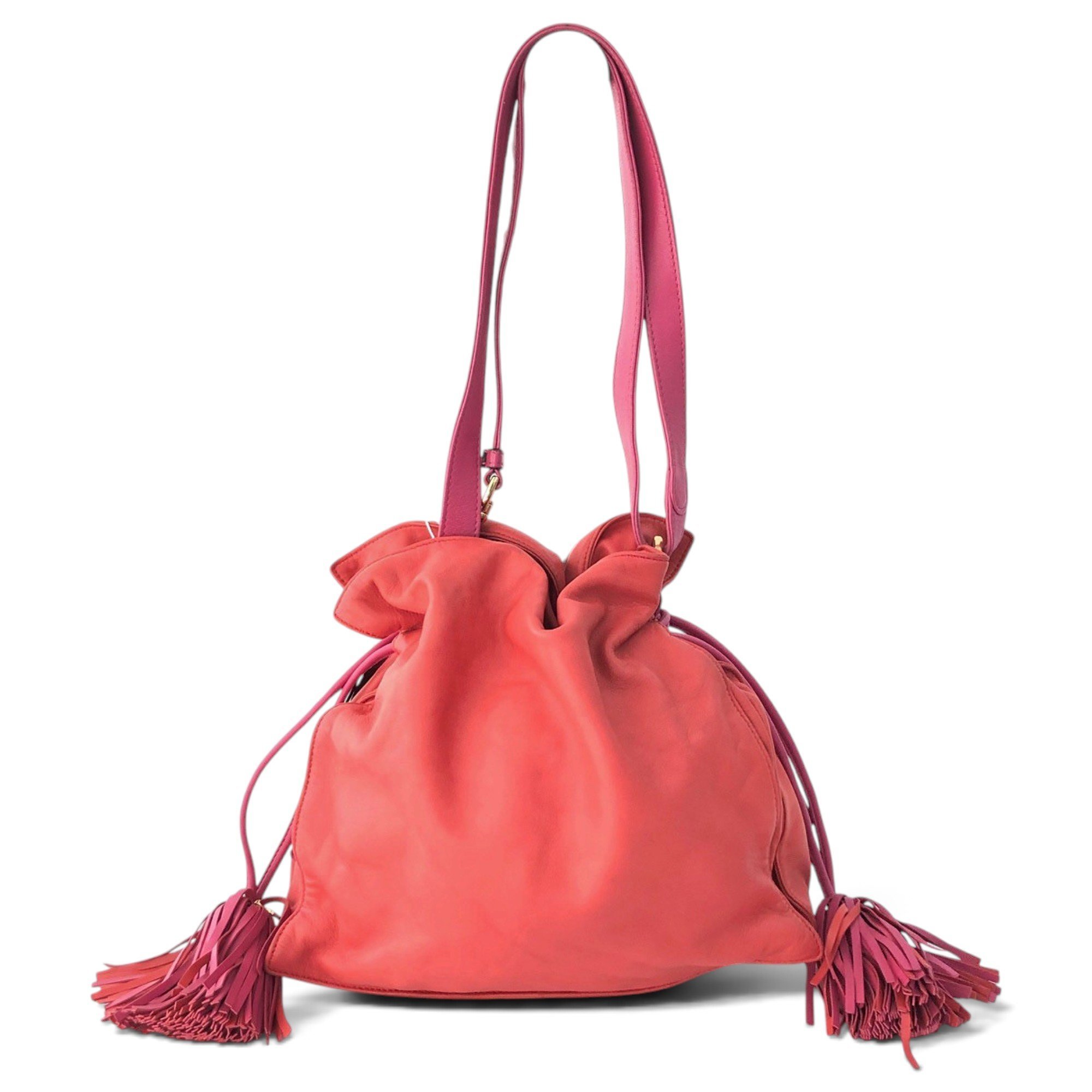 Flamenco leather handbag