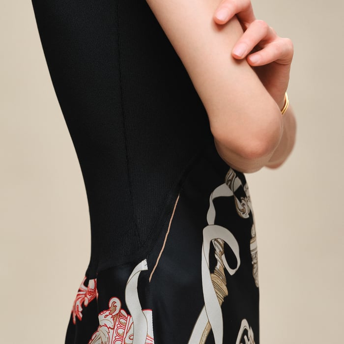 Noir "Ferronnerie Remix" Dress