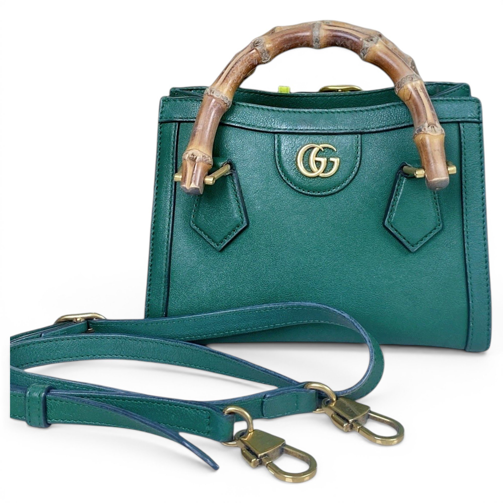 Diana Bamboo leather tote