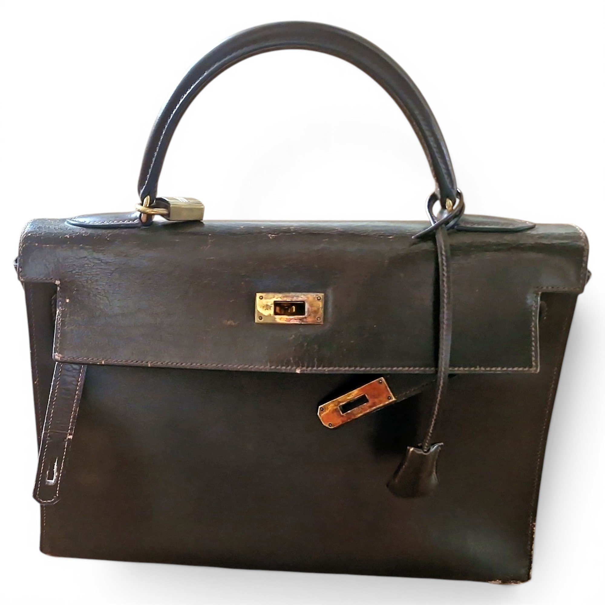 Kelly 32 leather handbag