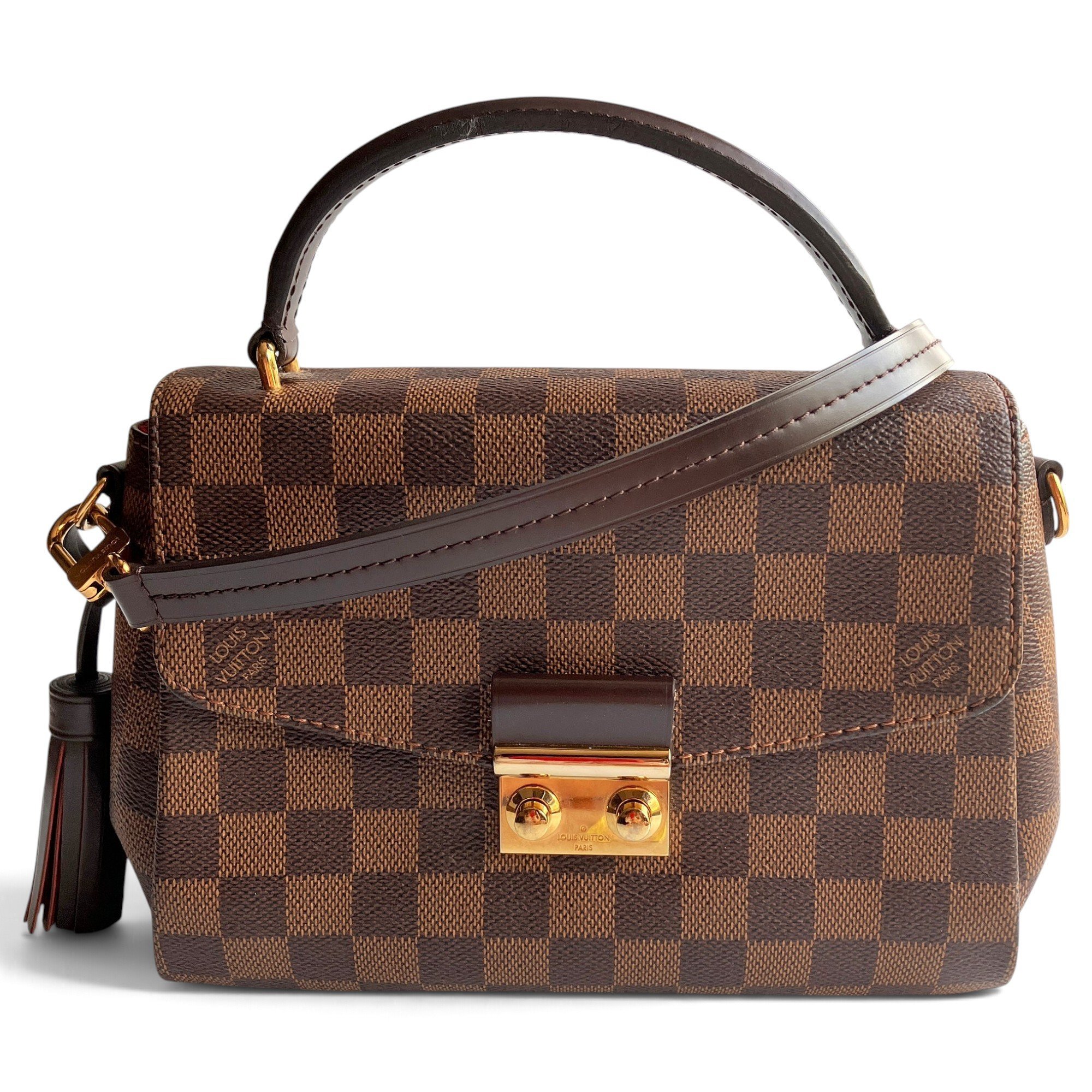 Croisette leather crossbody bag