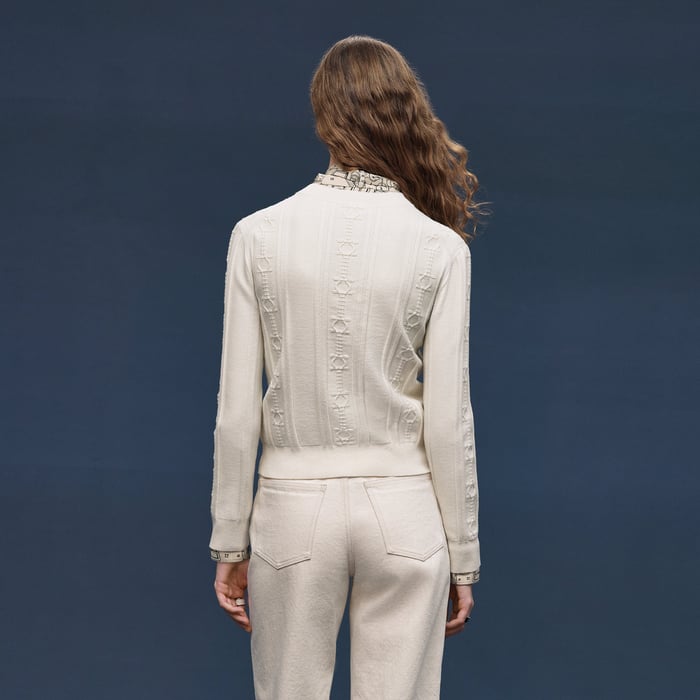 Blanc Naturel Long-sleeve Sweater