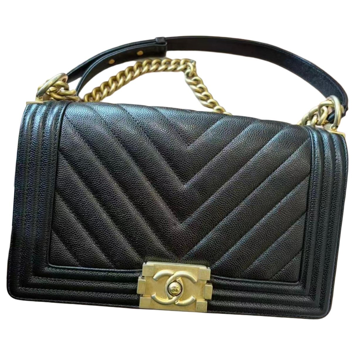 Boy leather crossbody bag